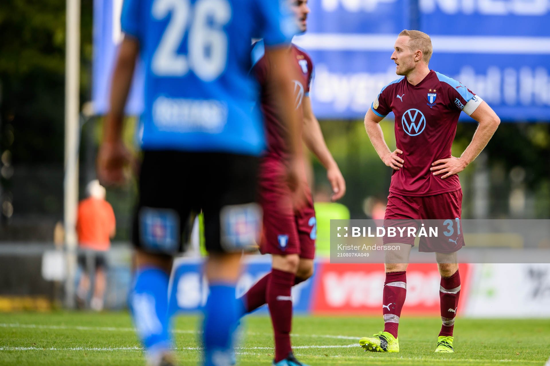 Malmö FFs Franz Brorsson deppar