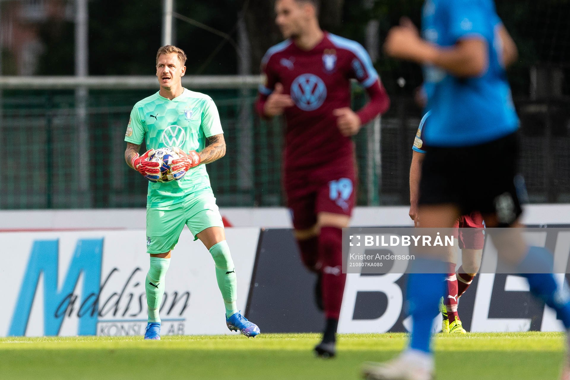 Malmö FFs målvakt Johan Dahlin