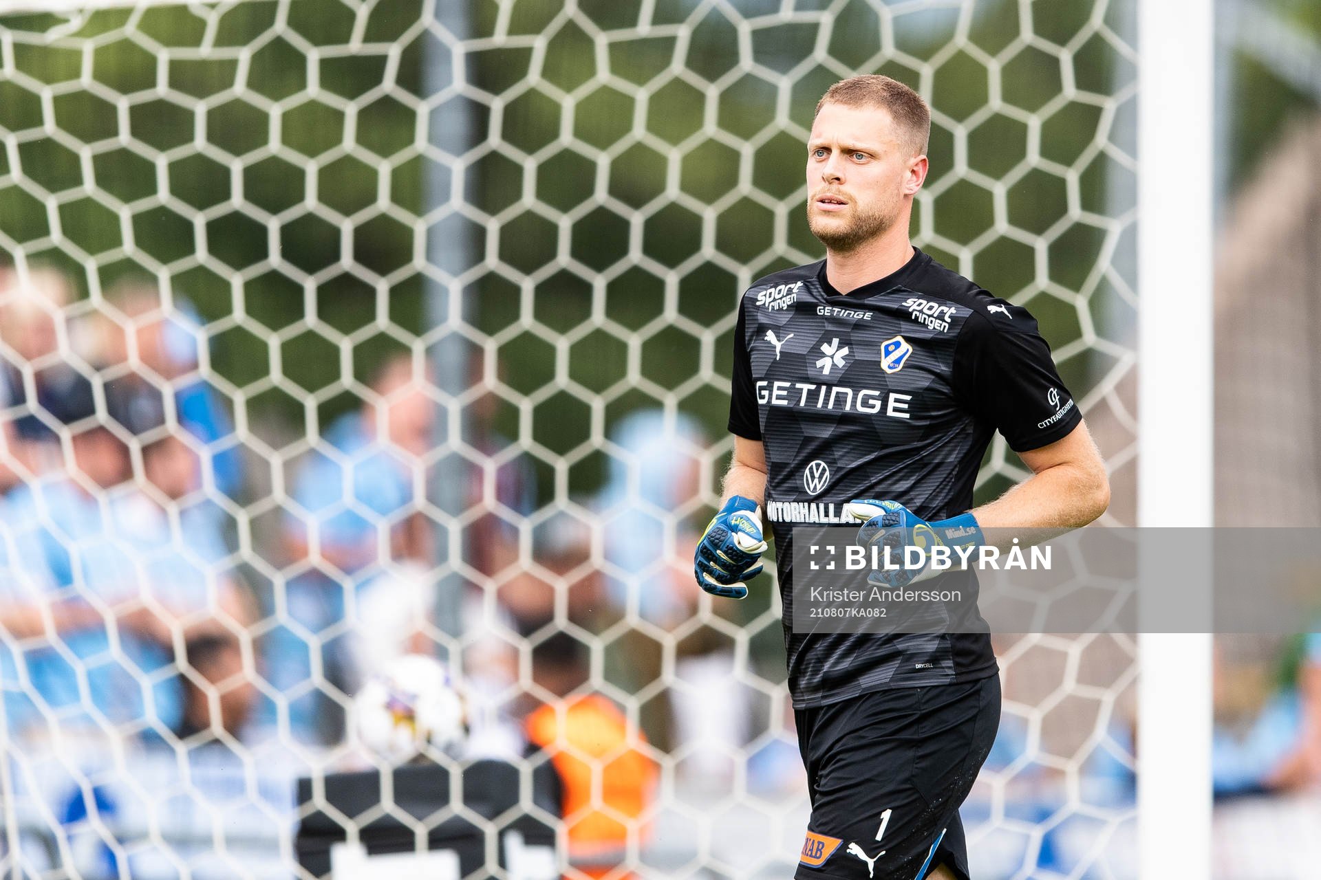Halmstads målvakt Malkolm Nilsson Säfqvist