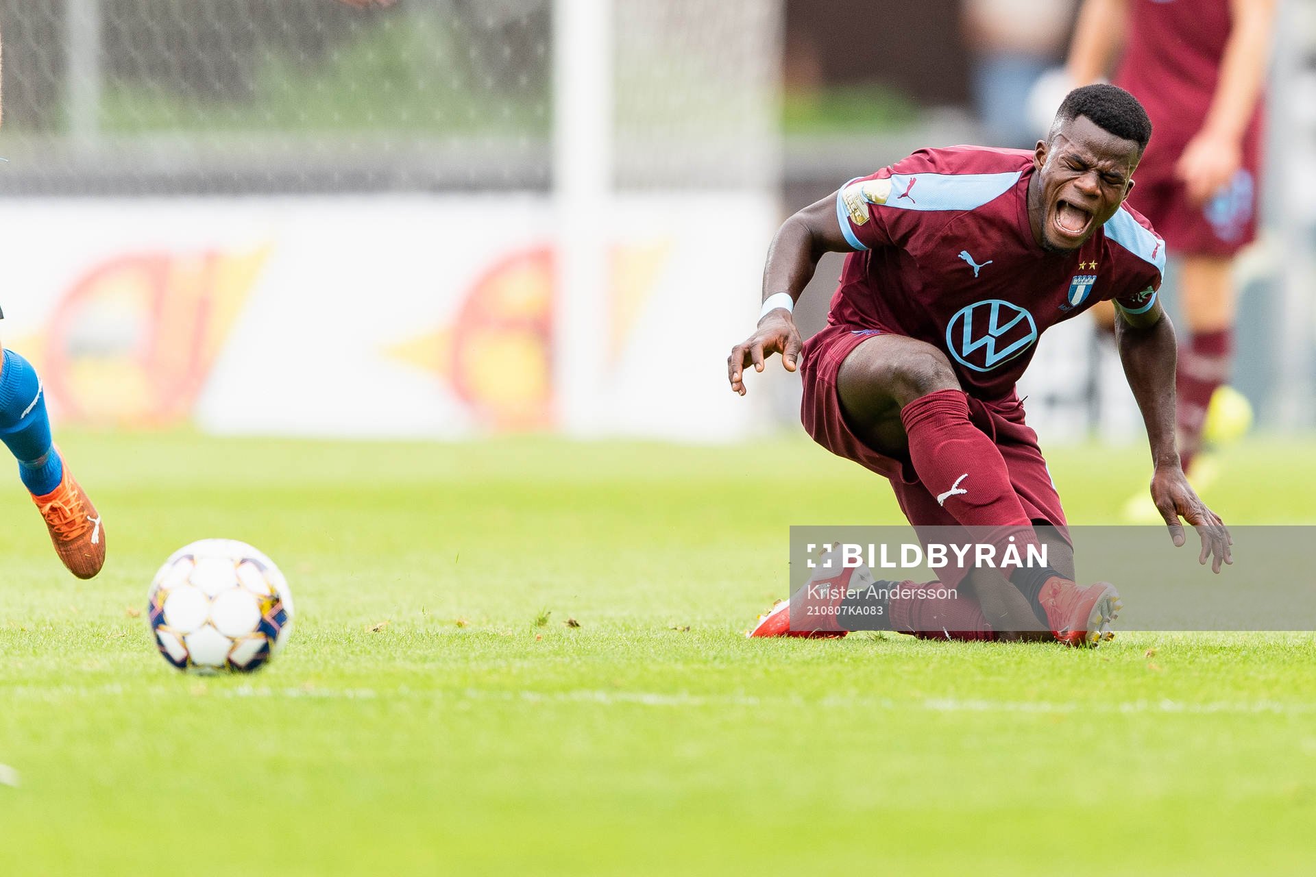 Malmö FFs Malik Abubakari har ont