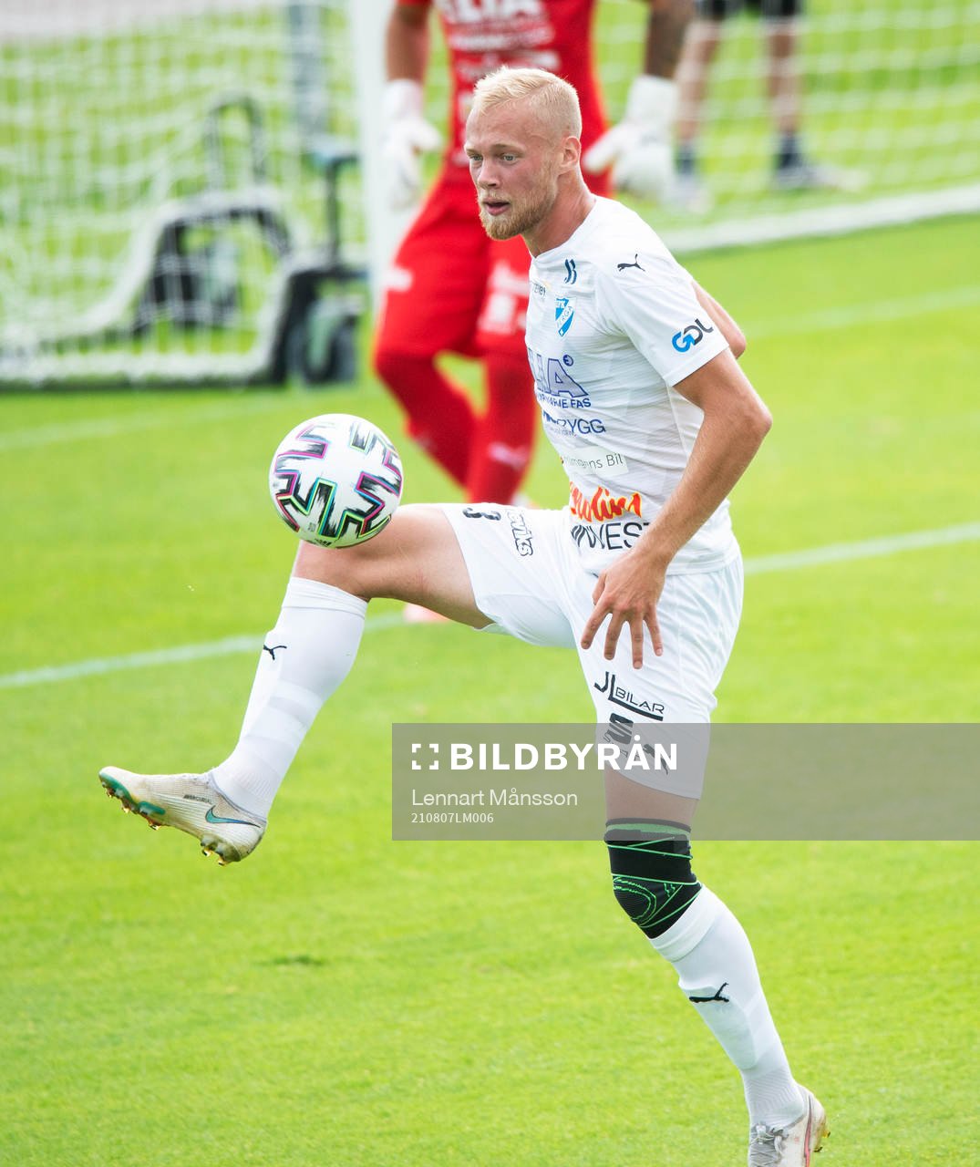 IFK Bergas Oskar Dahlström i matchen i div. 2 Södra