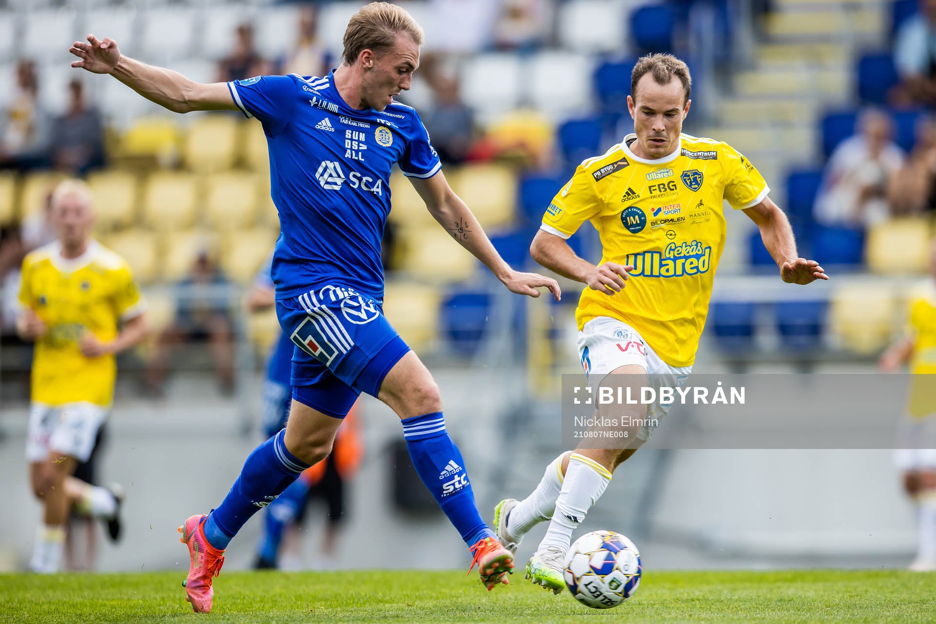 Sundsvalls Albin Ekström och Falkenbergs Anton Wede