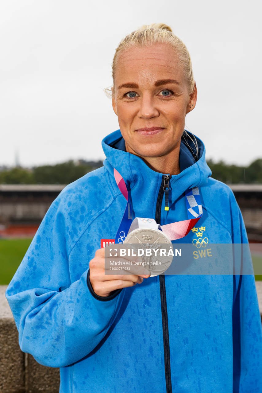 Caroline Seger of Sweden at a press meet