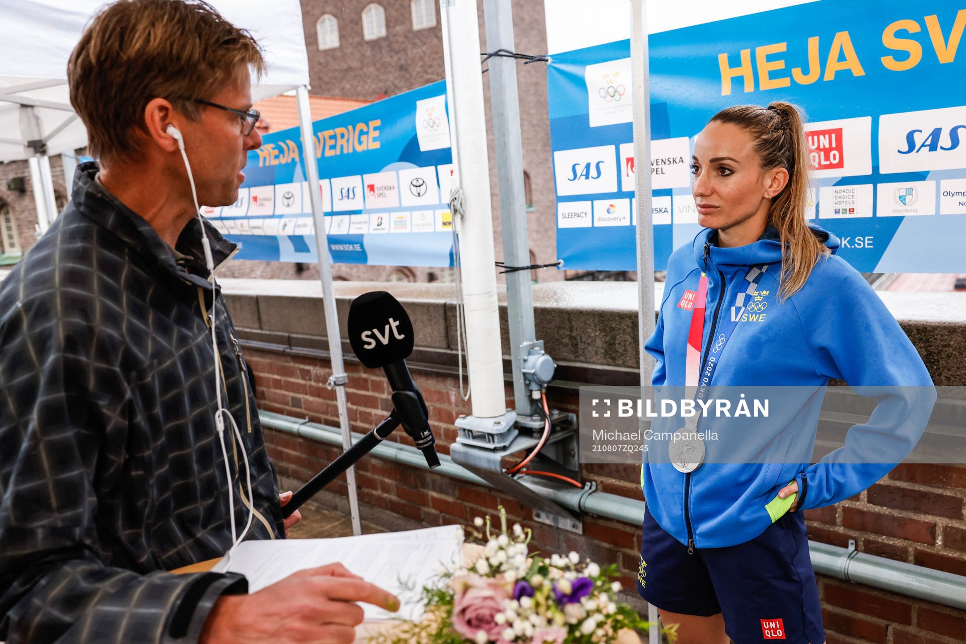 Kosovare Asllani of Sweden at a press meet