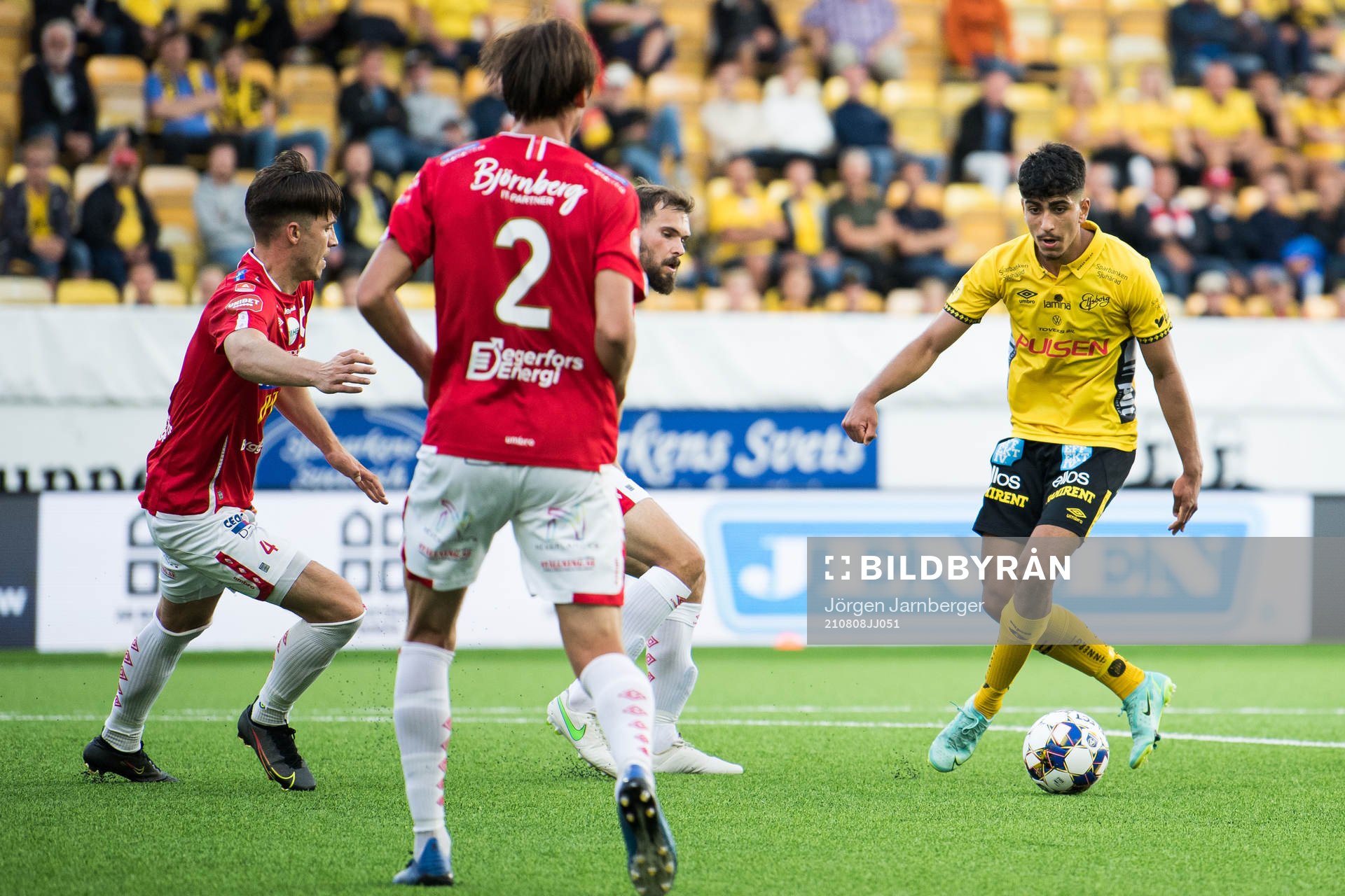 Elfsborgs Ahmed Qasem och Degerfors Sebastian Olsson