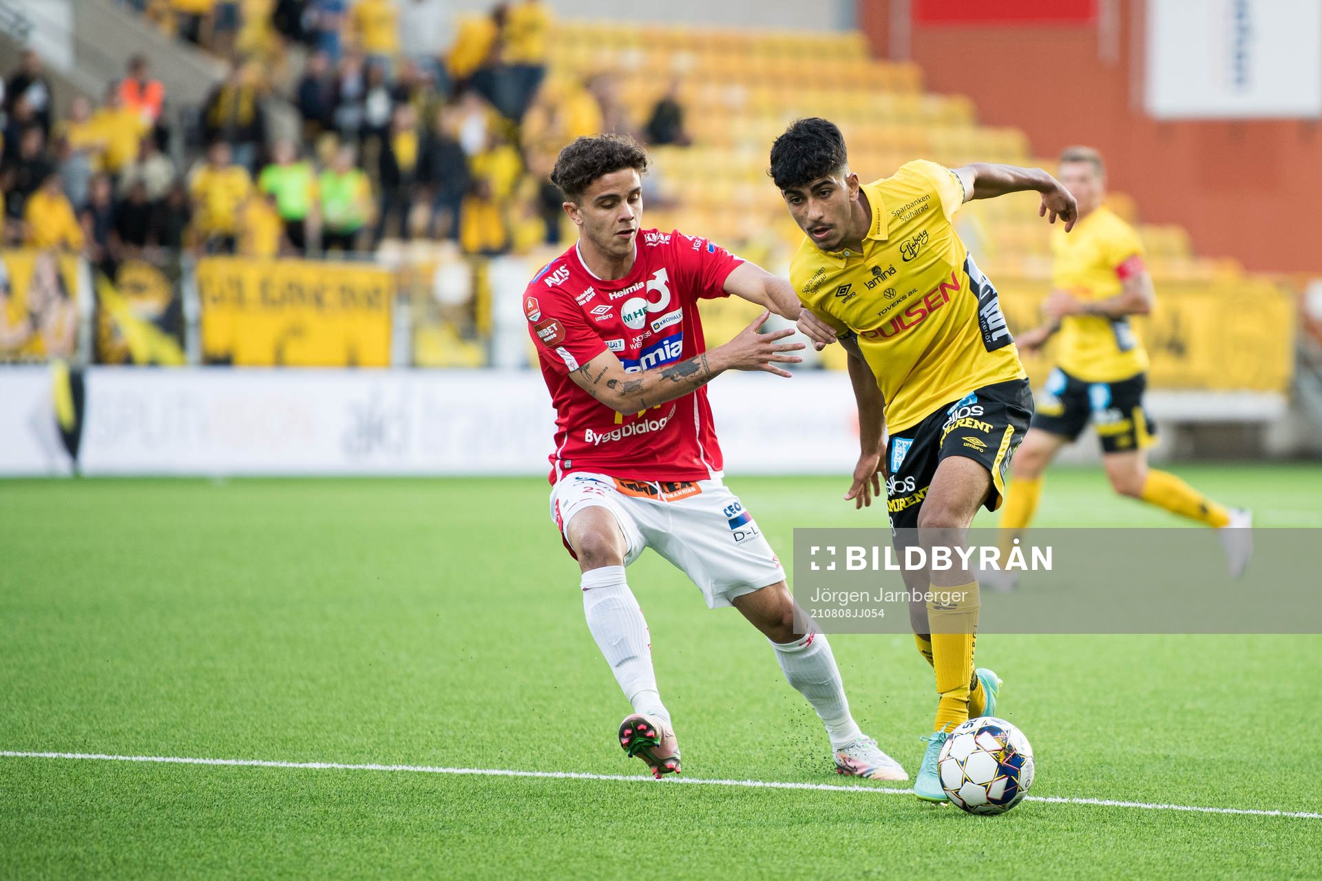 Degerfors Justin Salmon och Elfsborgs Ahmed Qasem