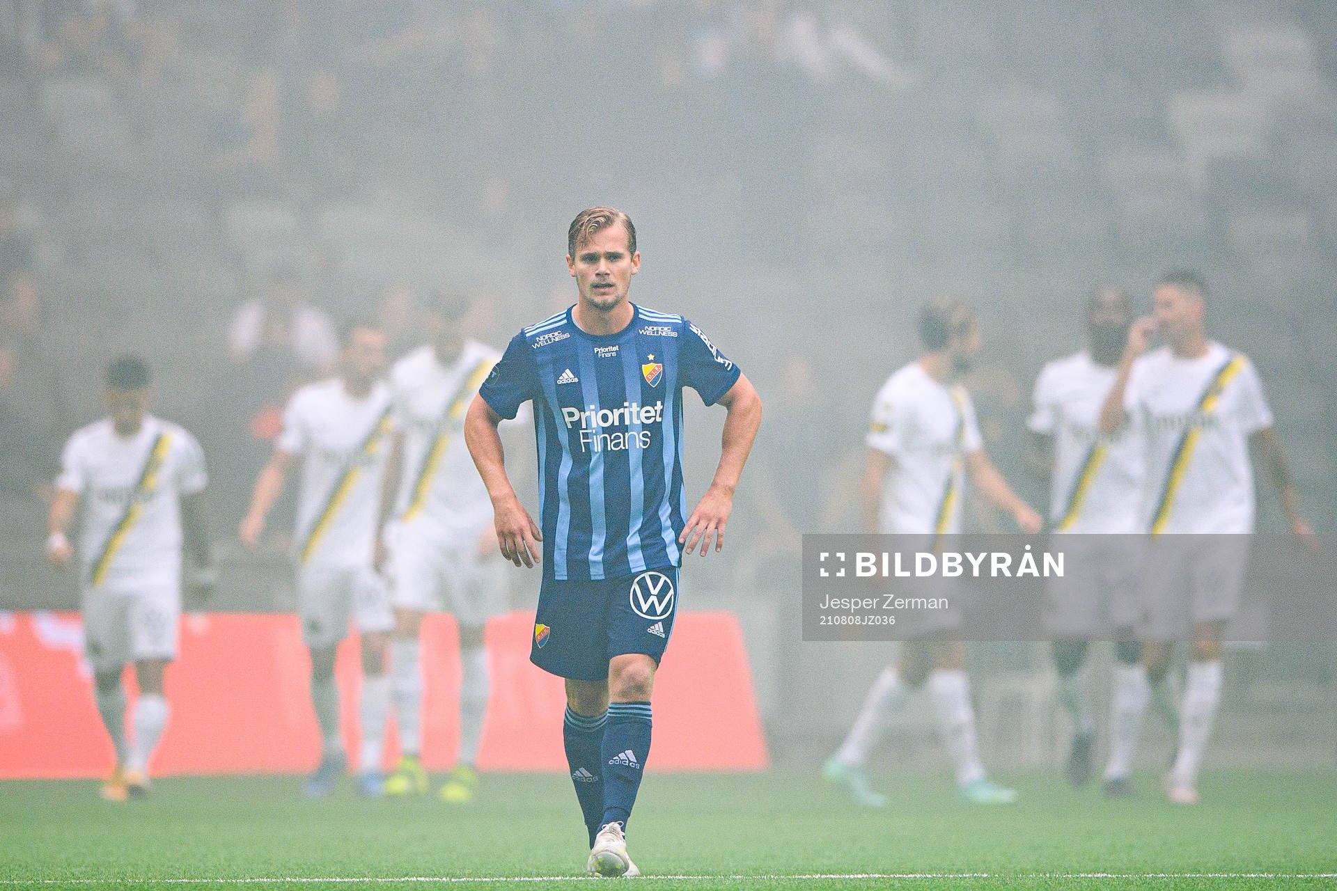 Djurgårdens Hampus Finndell deppar