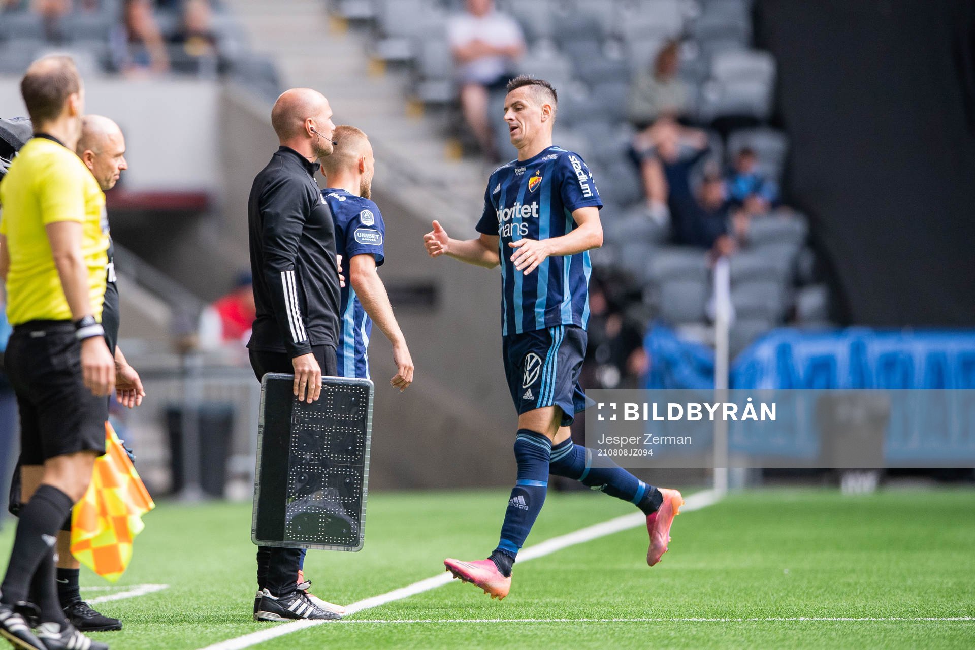 Djurgårdens Nicklas Bärkroth och Haris Radetinac