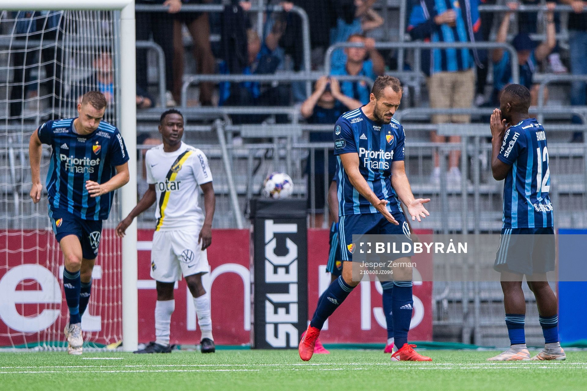 Djurgårdens Emir Kujovic deppar