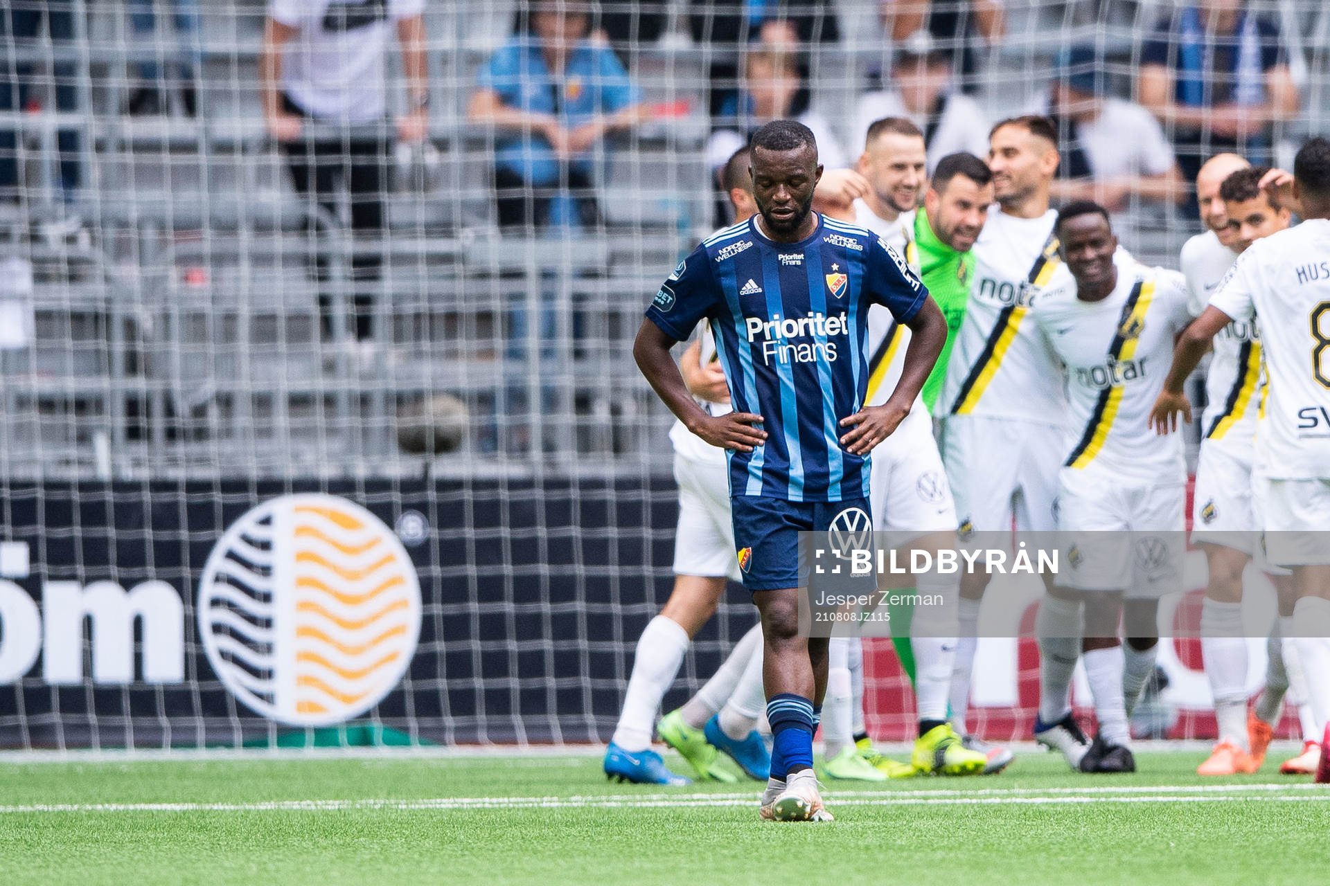 Djurgårdens Emmanuel Banda deppar