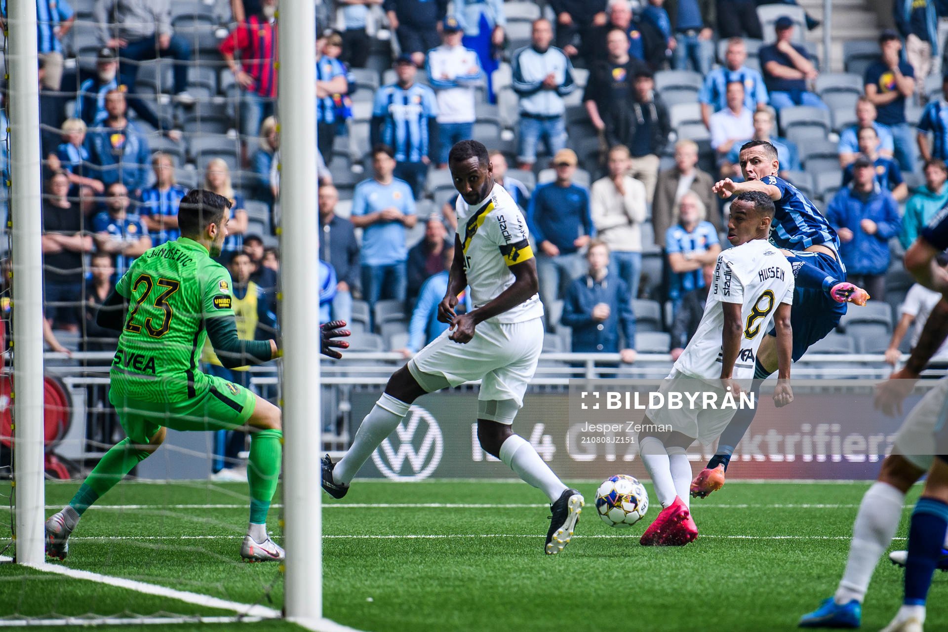 Djurgårdens Haris Radetinac gör 1-1