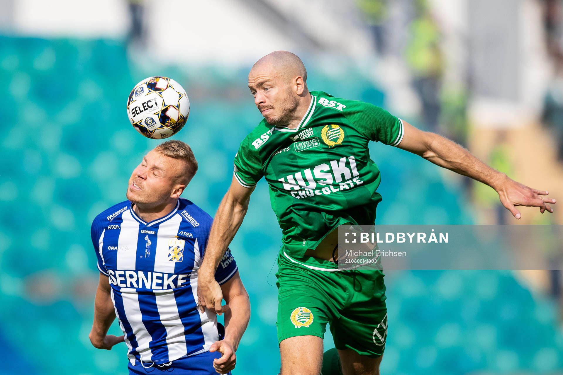 IFK Göteborgs Kolbeinn Sigthorsson och Hammarbys Jon Gudni
