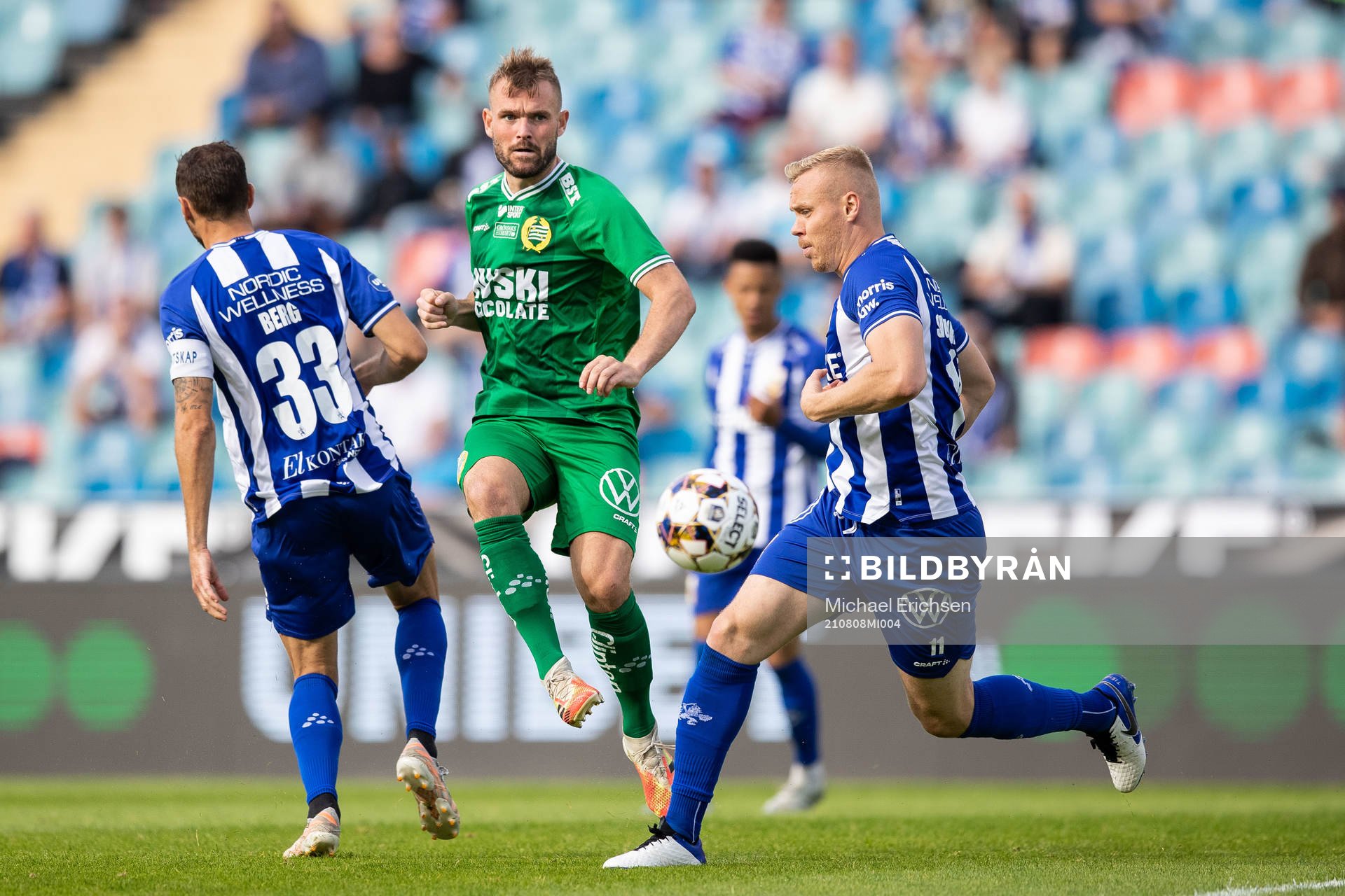 Hammarbys Mads Fenger Nielsen och IFK Göteborgs Marcus