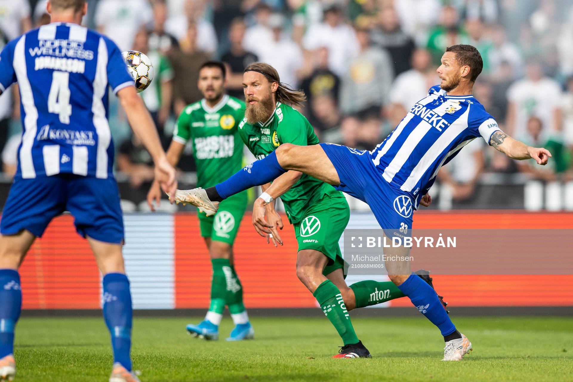 IFK Göteborgs Marcus Berg och Hammarbys Bjørn Paulsen