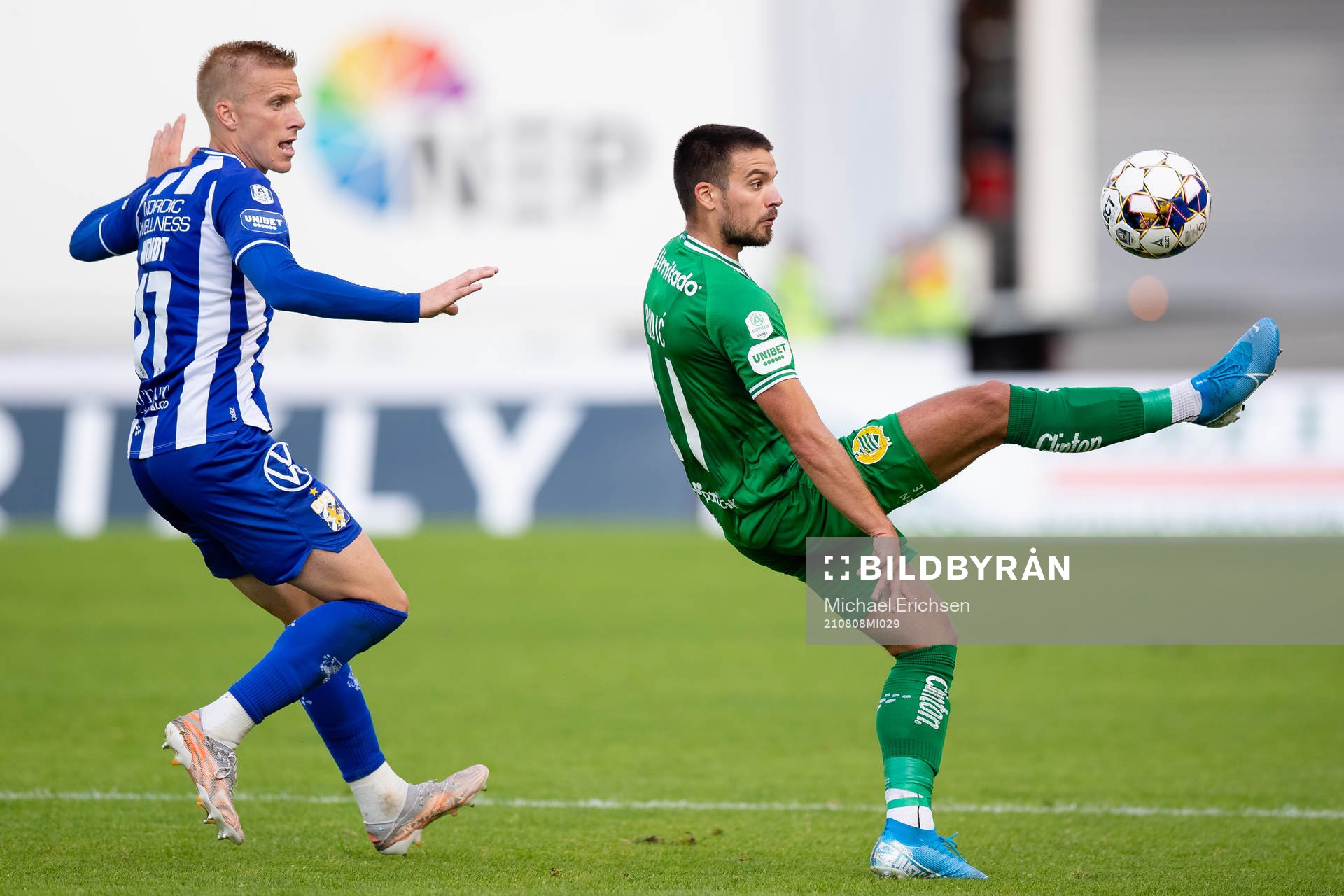 IFK Göteborgs Oscar Wendt och Hammarbys Vladimir Rodic