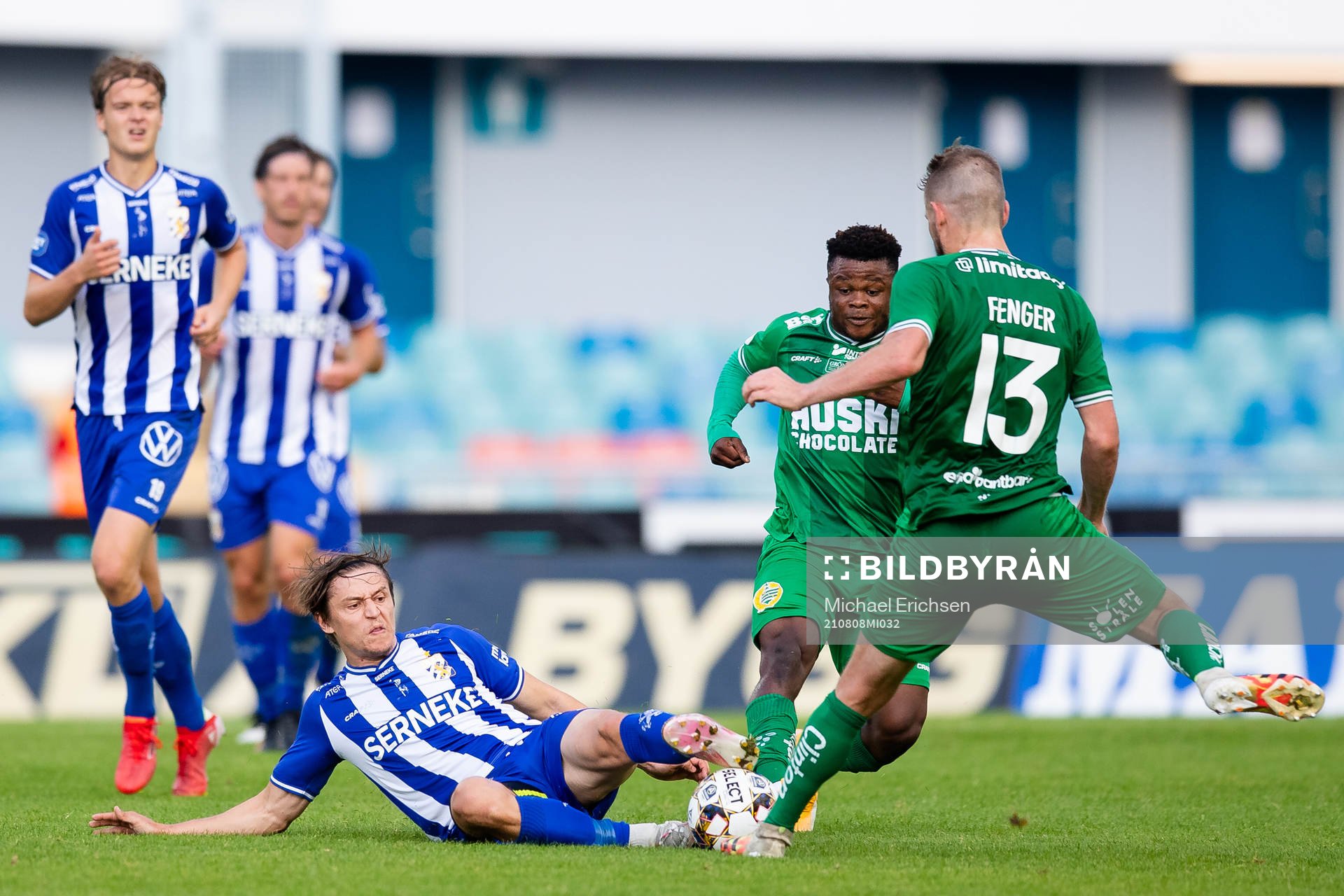 IFK Göteborgs Simon Thern och Hammarbys Mads Fenger Nielsen