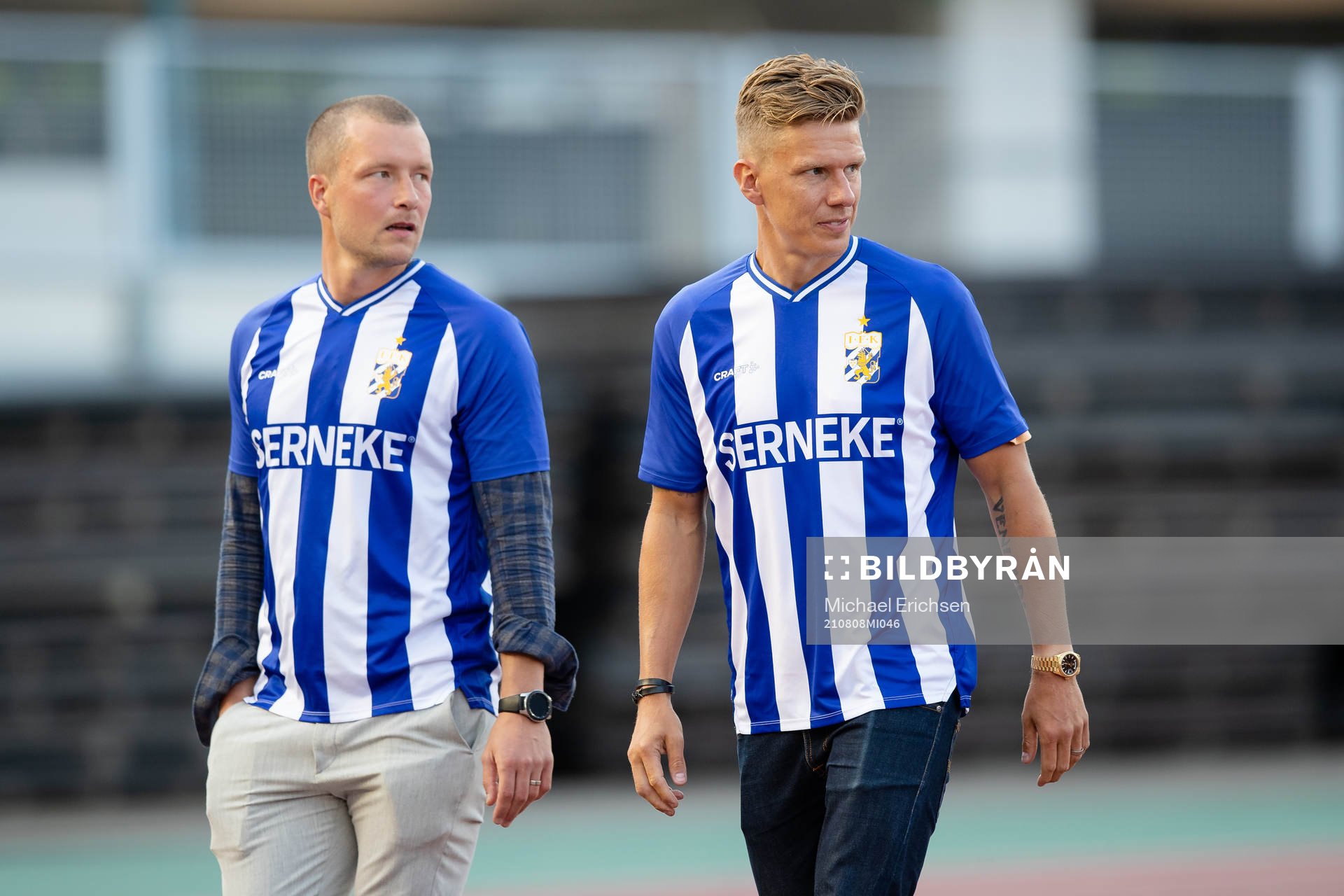IFK Göteborgs fd spelare Pontus Wernbloom och Jakob
