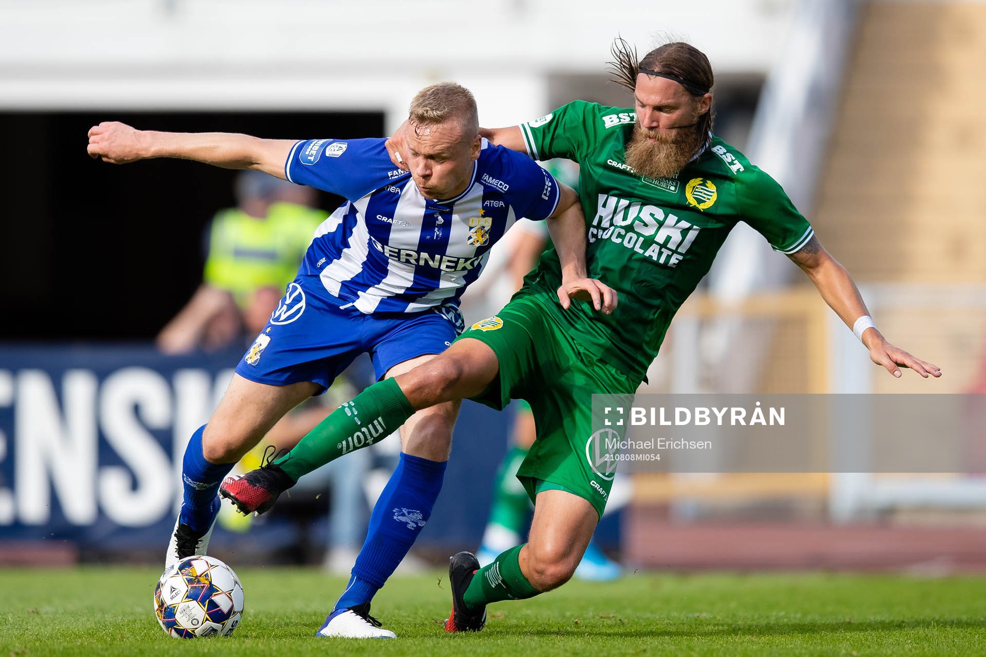 IFK Göteborgs Kolbeinn Sigthorsson och Hammarbys Bjørn