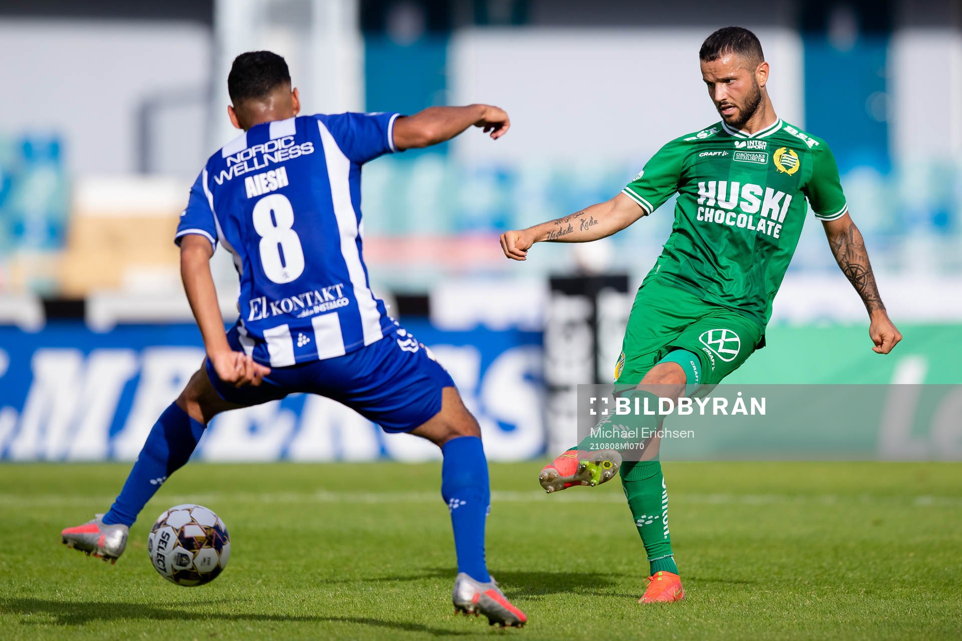 IFK Göteborgs Hosam Aiesh och Hammarbys Mohanad Jeahze