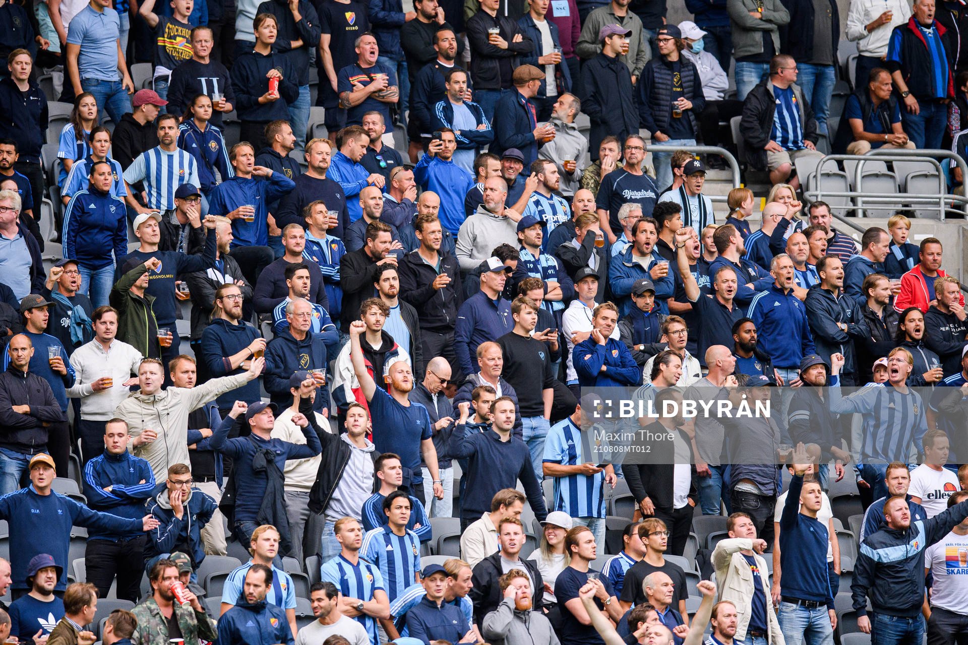 under fotbollsmatchen i Allsvenskan mellan Djurgården och