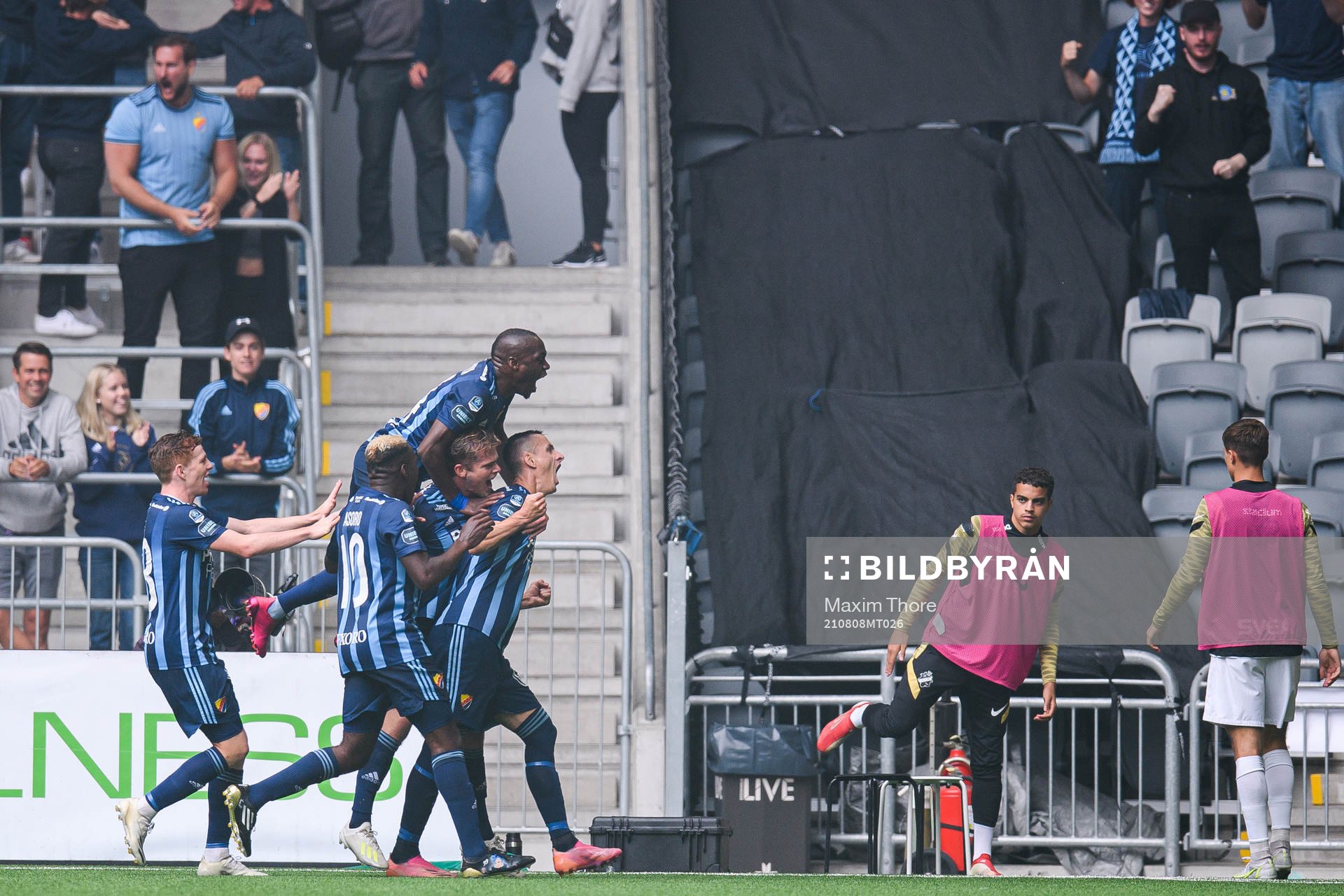 Djurgårdens Haris Radetinac jublar