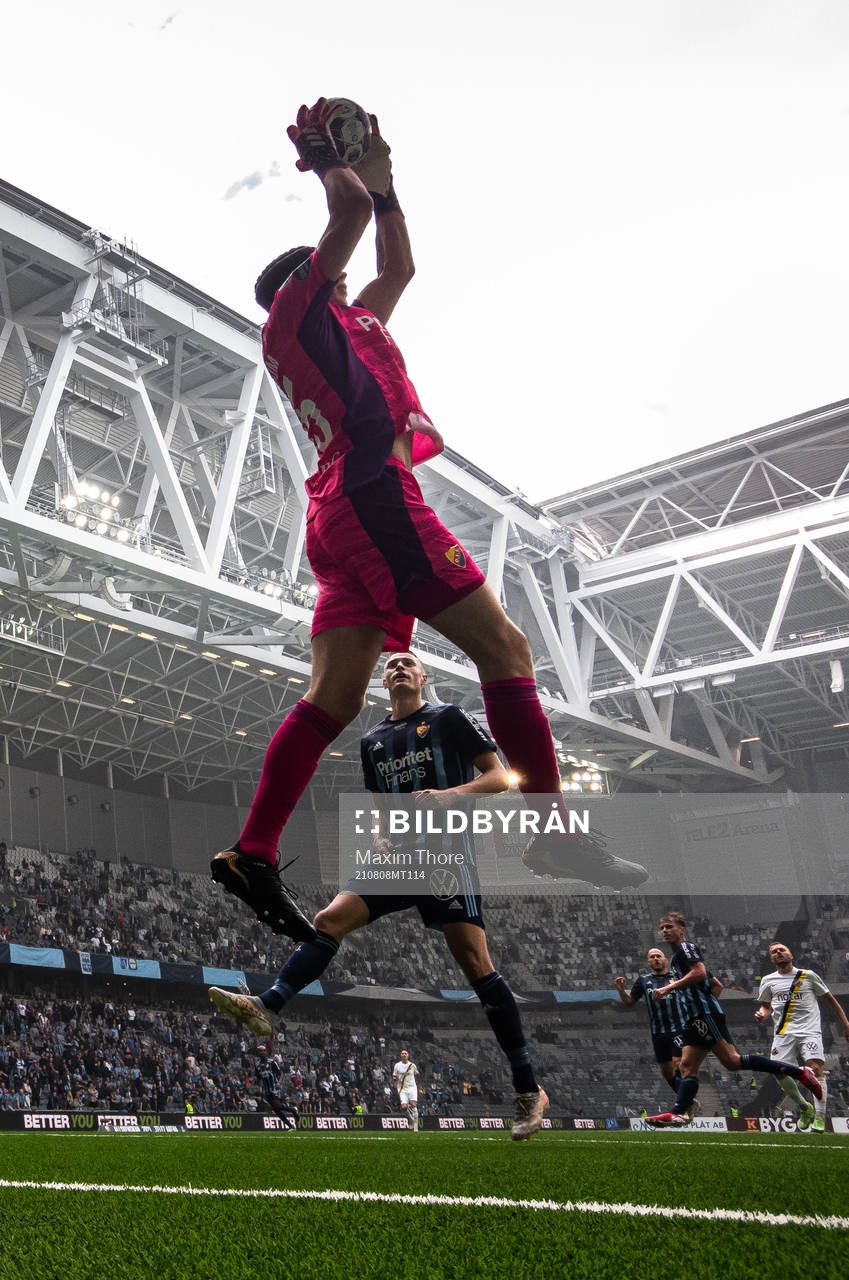 Djurgårdens målvakt Jacob Widell Zetterström och Jesper