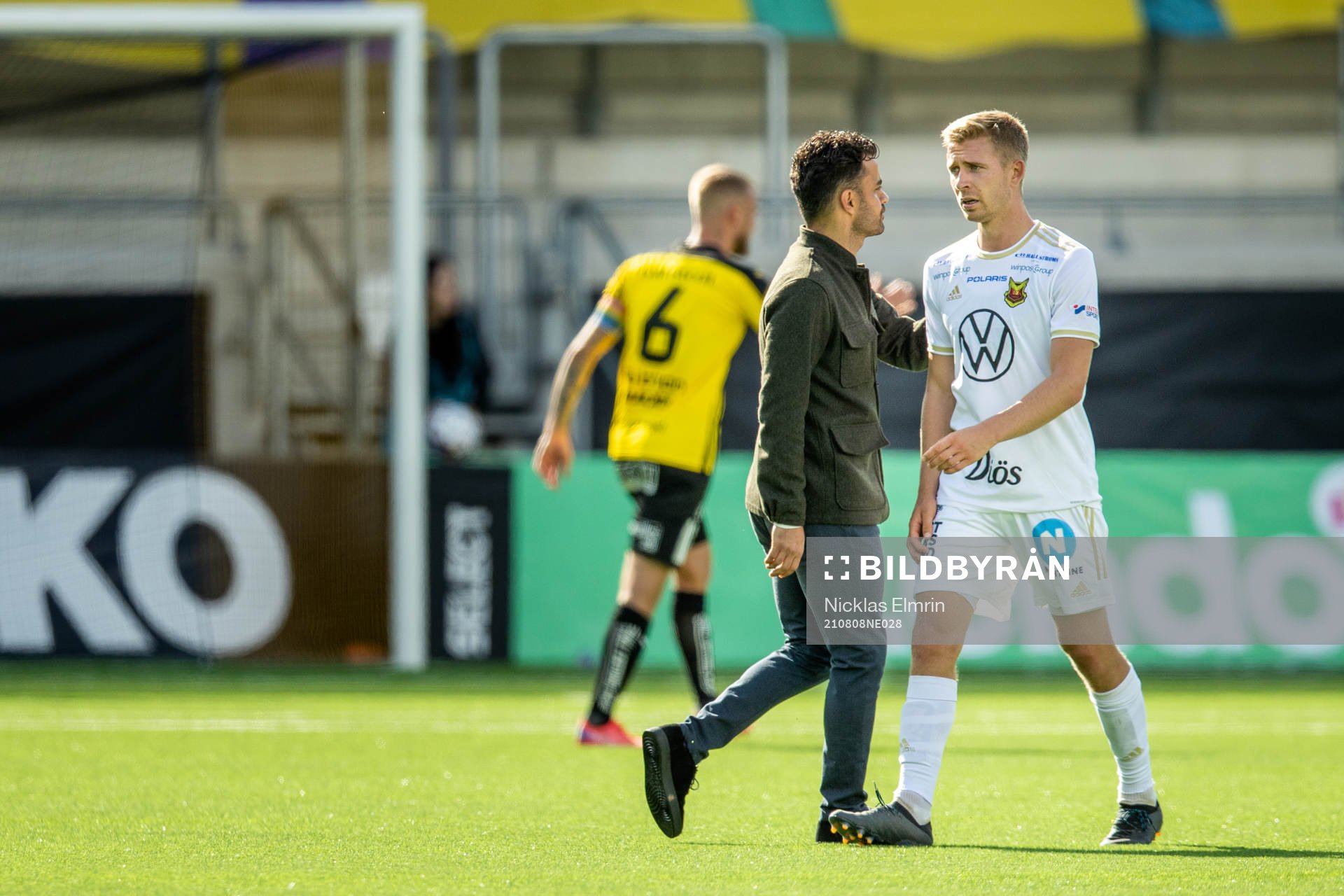Östersunds tränare Amir Azrafshan och Ludvig Fritzson