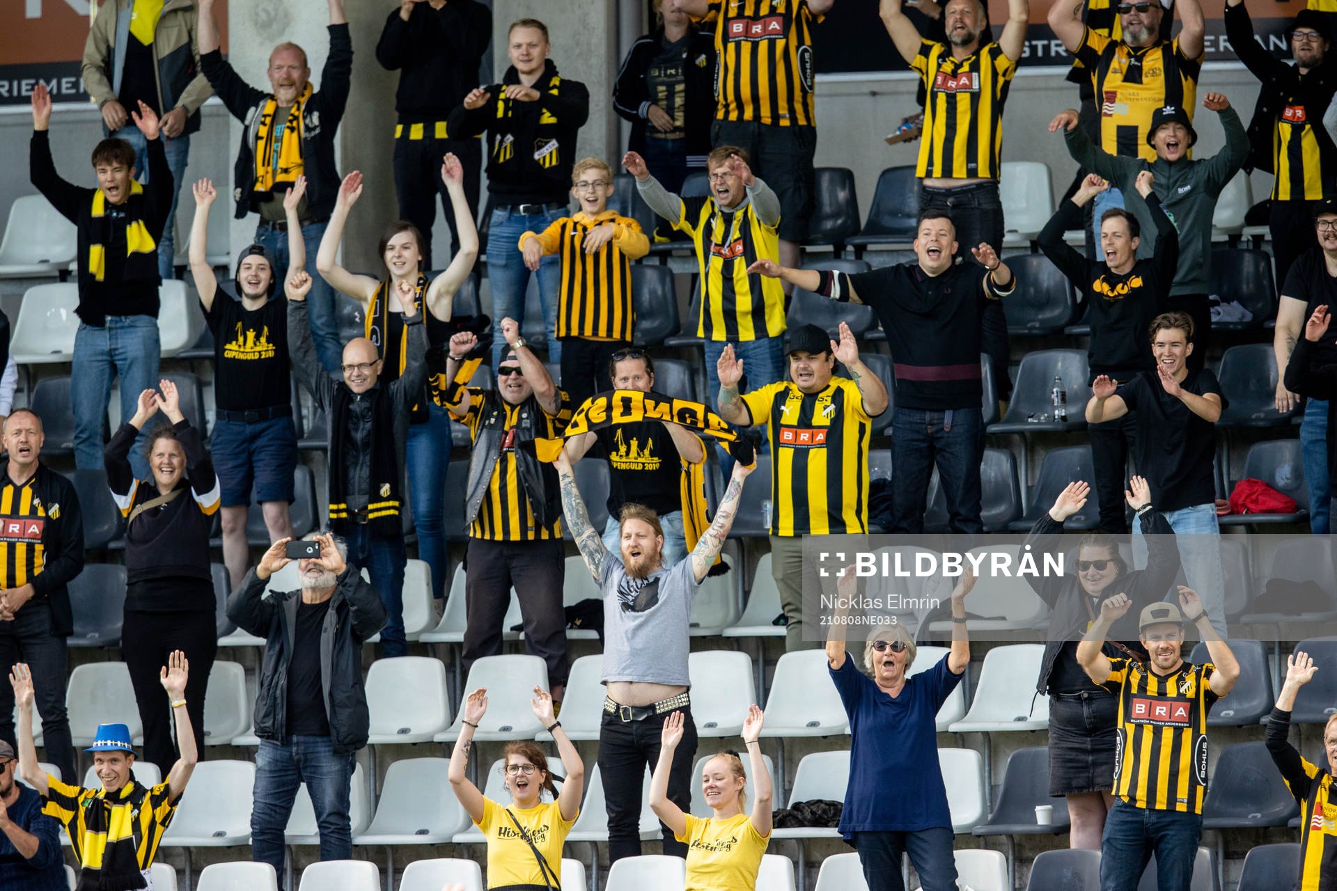 jubel hos publiken