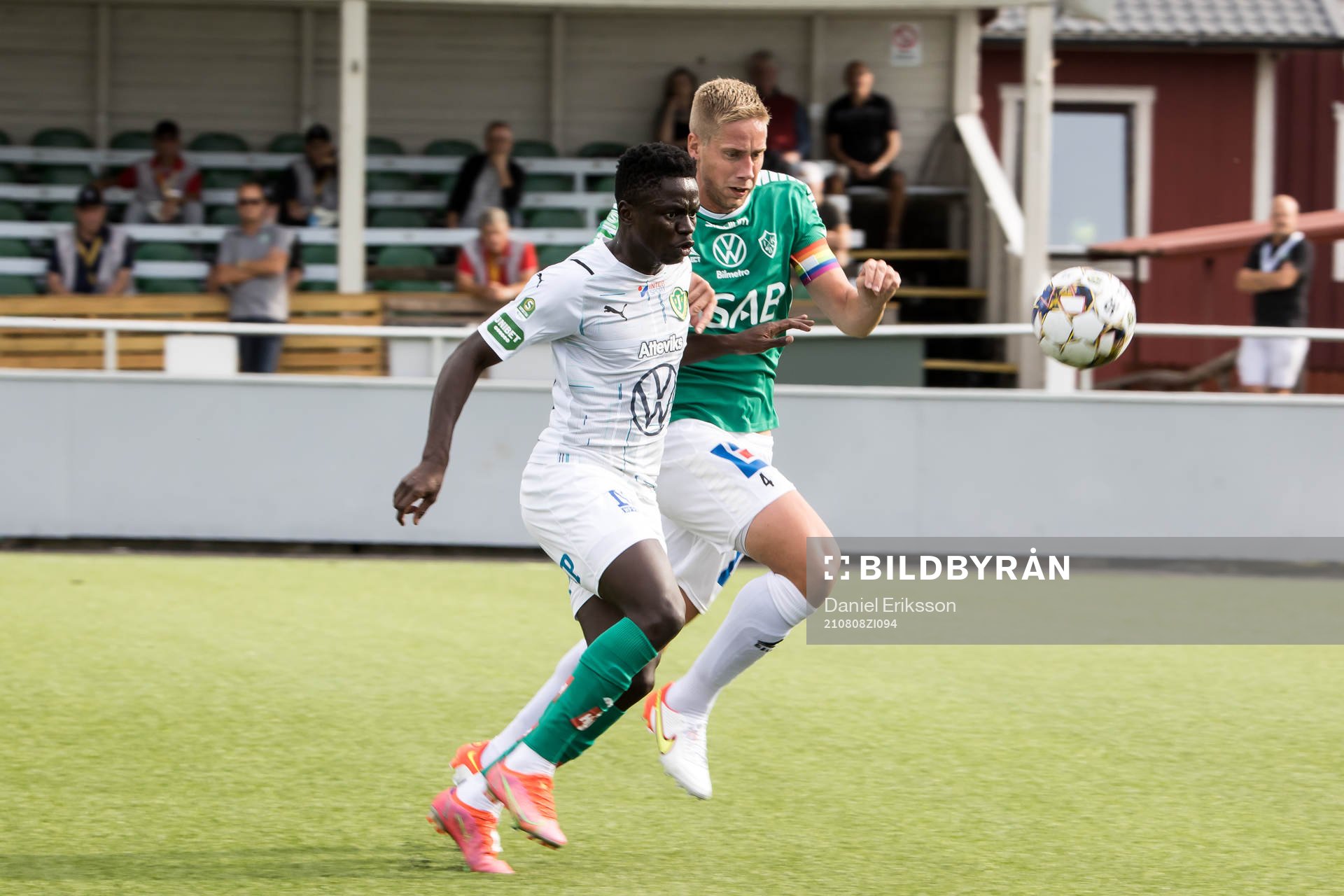 Jönköpings Eric Johana Omondi  och Brages Mattias