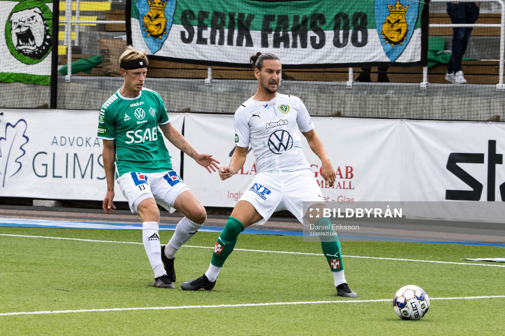 Brages Anton Lundin  och Jönköpings Edin Hamidovic