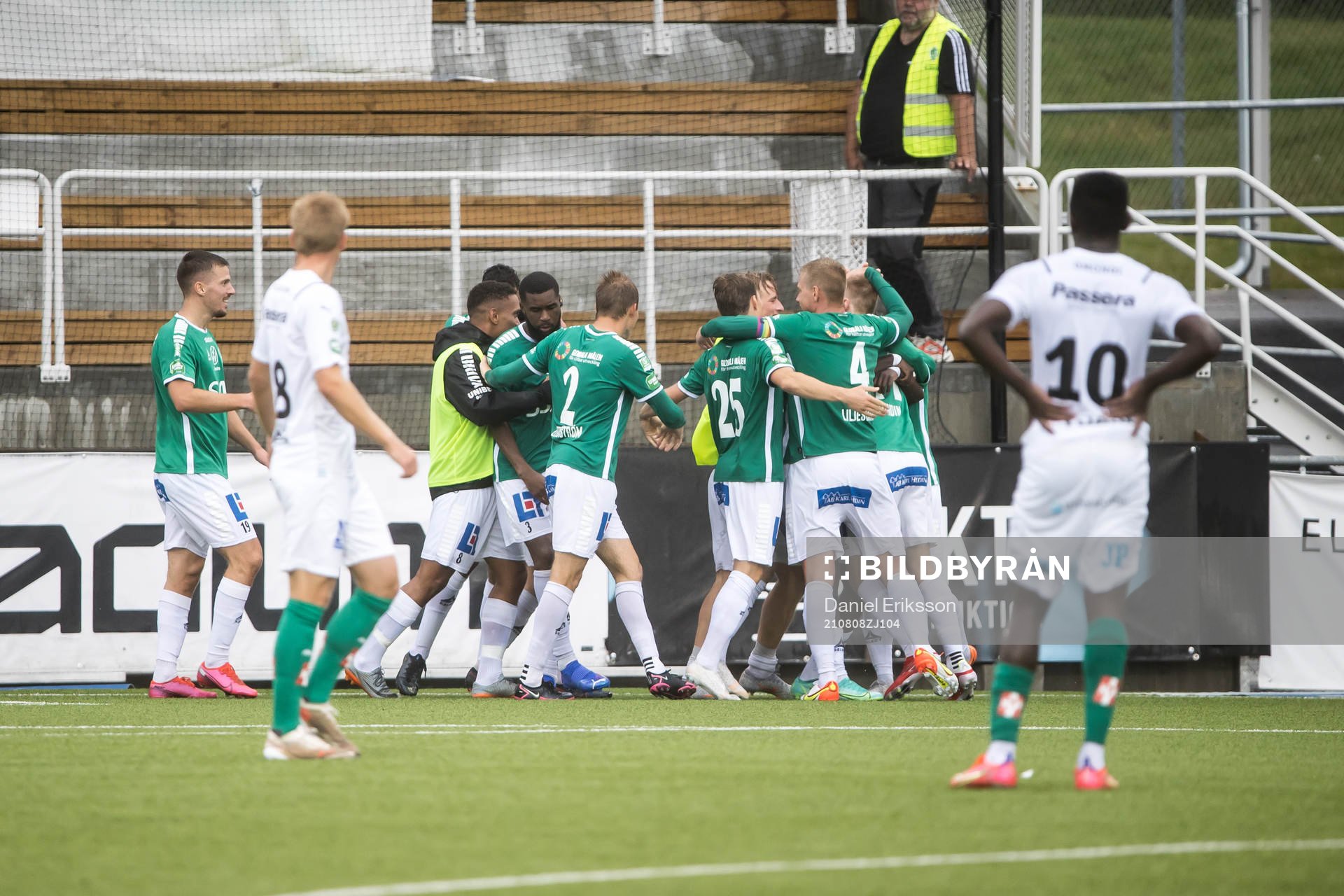 Brages spelarna jublar