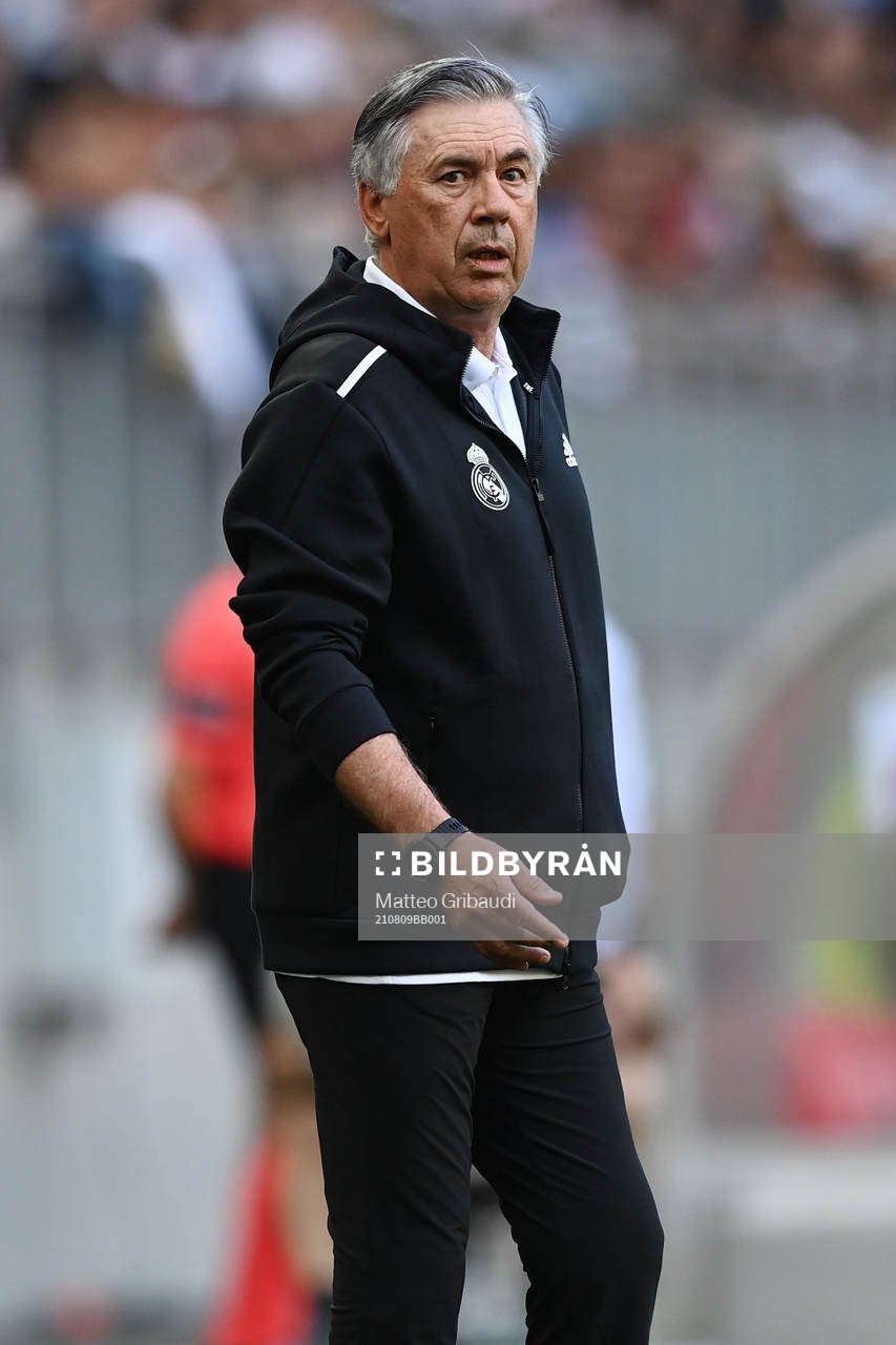Carlo Ancelotti coach of Real Madrid