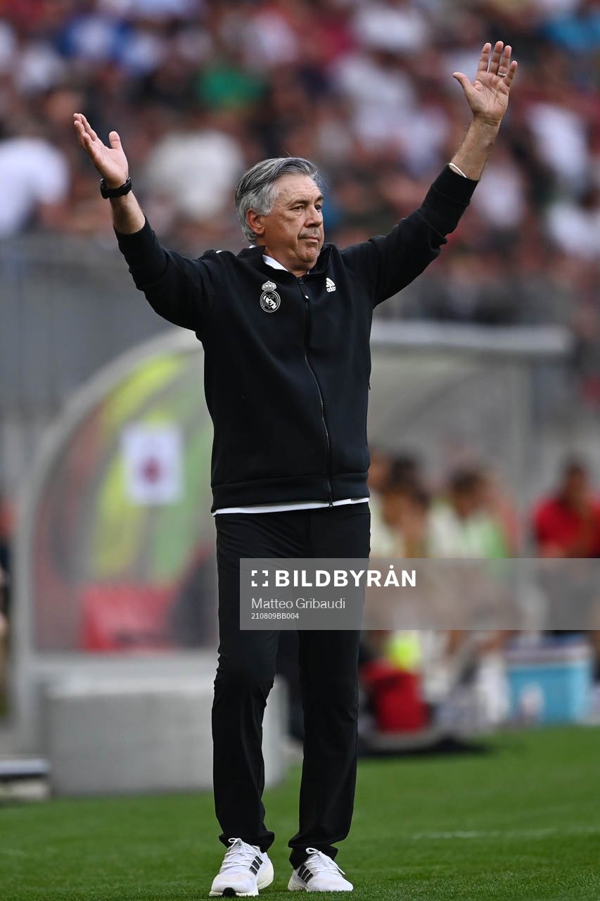 Carlo Ancelotti coach of Real Madrid
