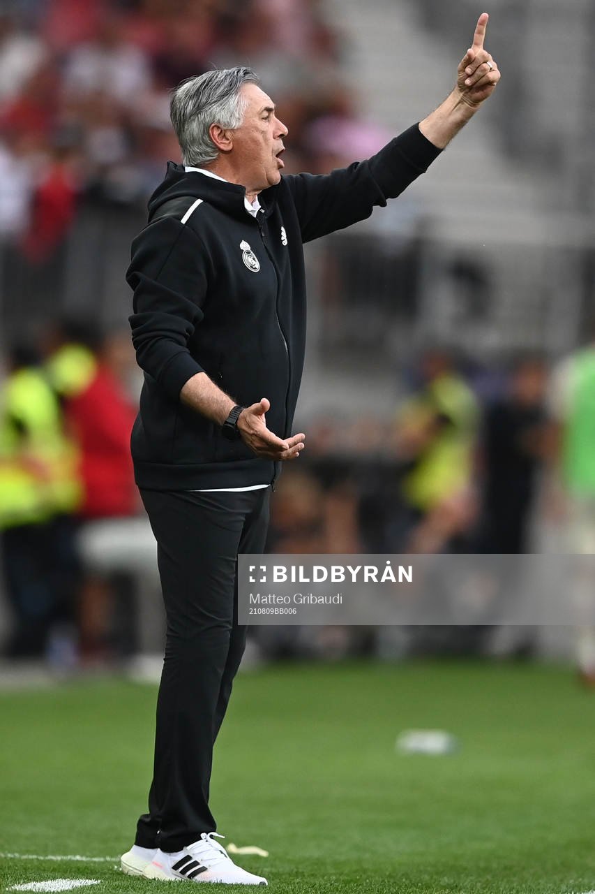 Carlo Ancelotti coach of Real Madrid