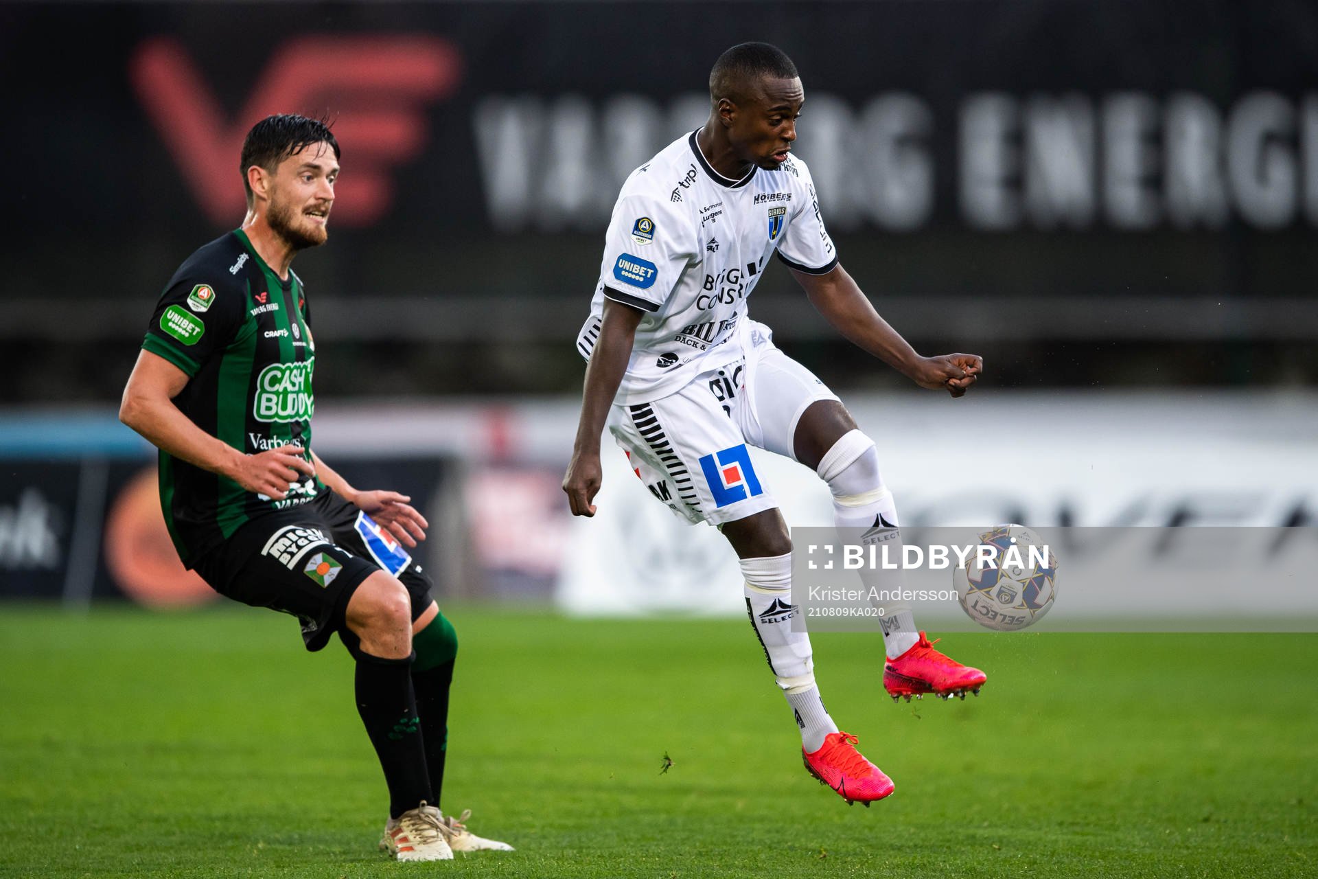 Varbergs Robin Tranberg och Sirius Nahom Girmai Netabay