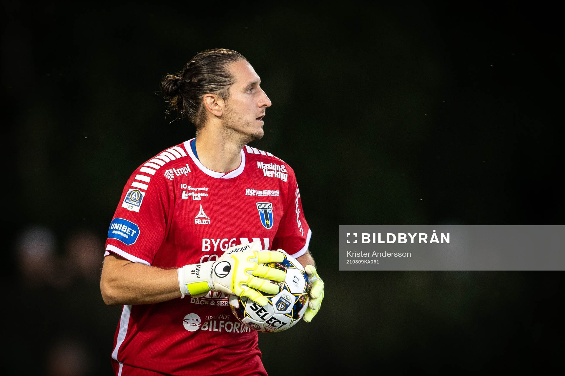 Sirius målvakt David Mitov Nilsson