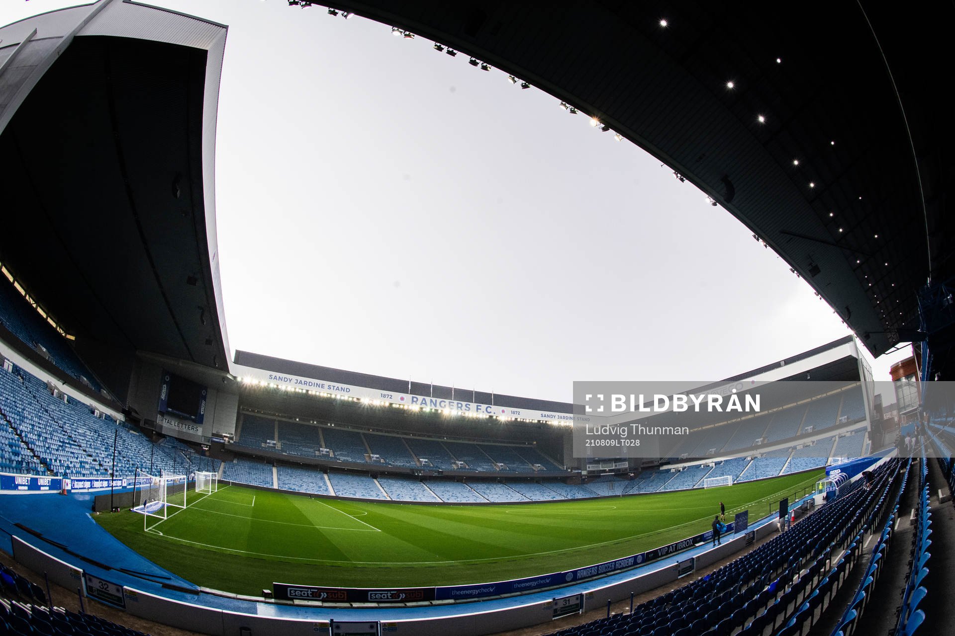 General interior view of Ibrox Stadium