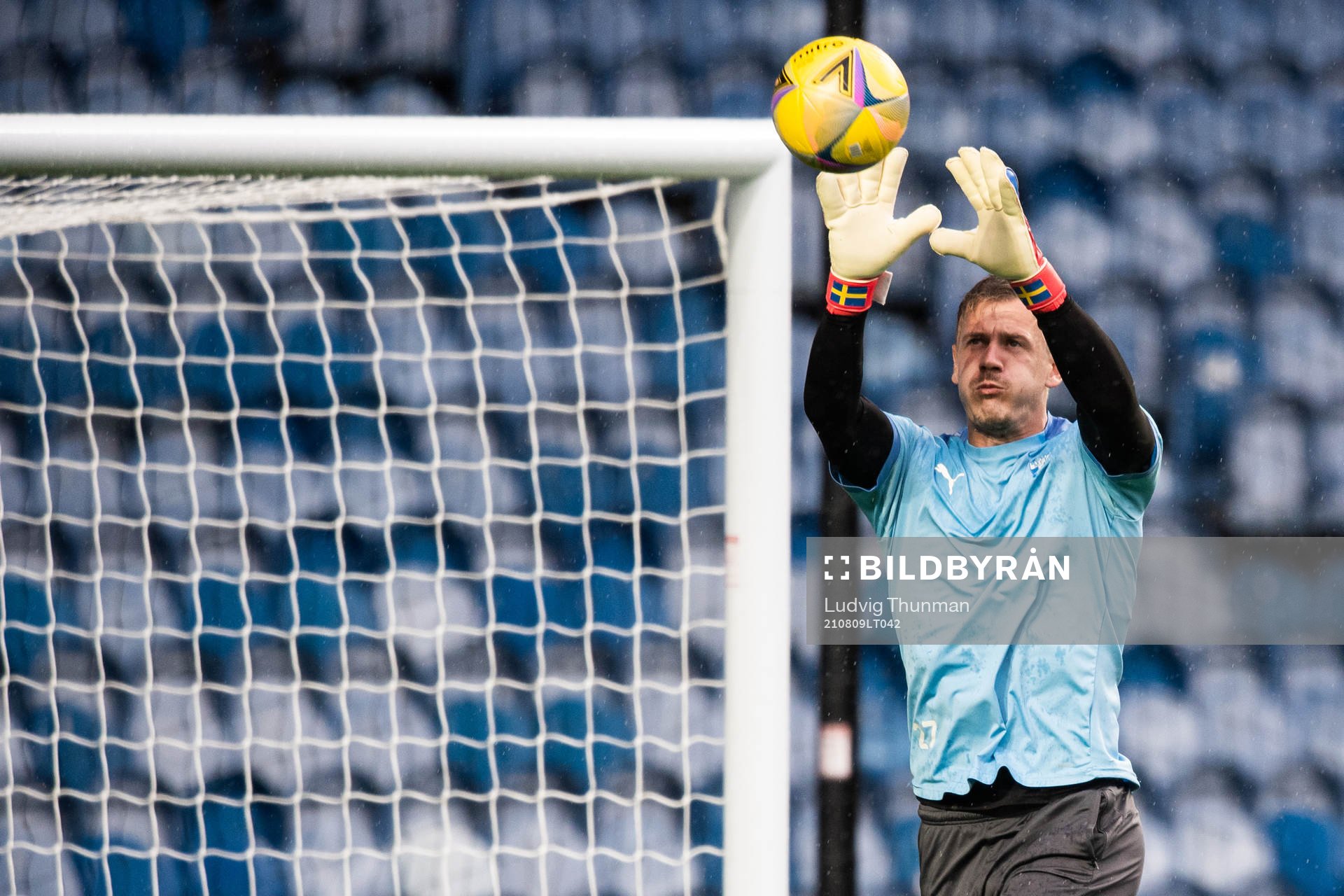 Goalkeeper Johan Dahlin