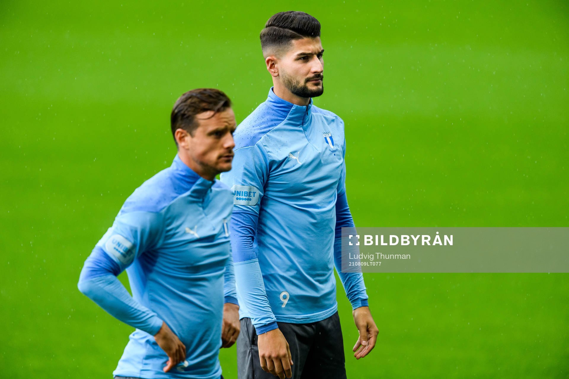 Eric Larsson and Antonio Colak of Malmö FF