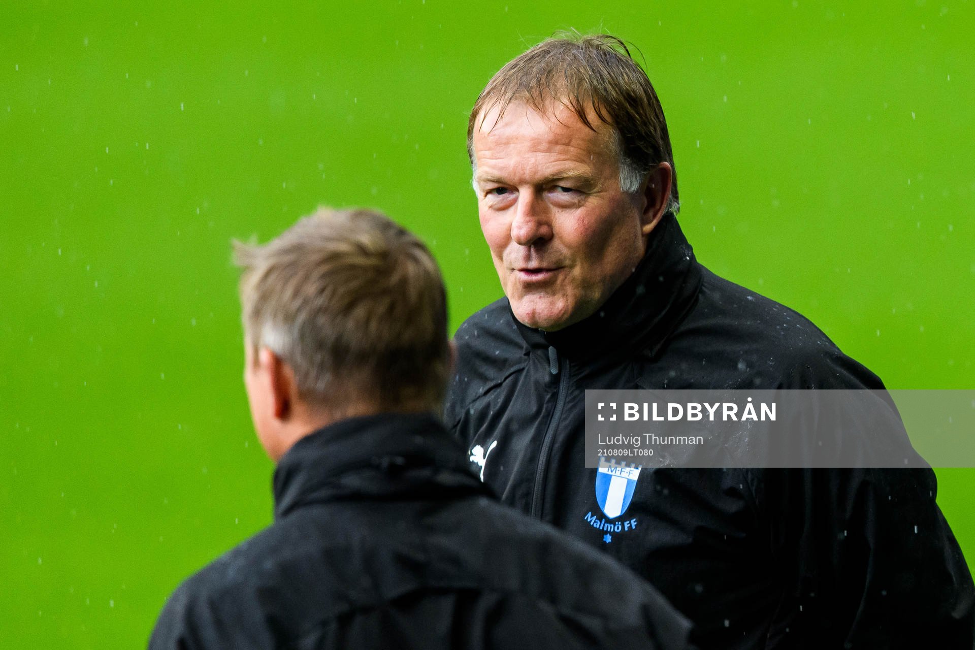 Remy Reijnierse, assistant coach of Malmö FF speaks with