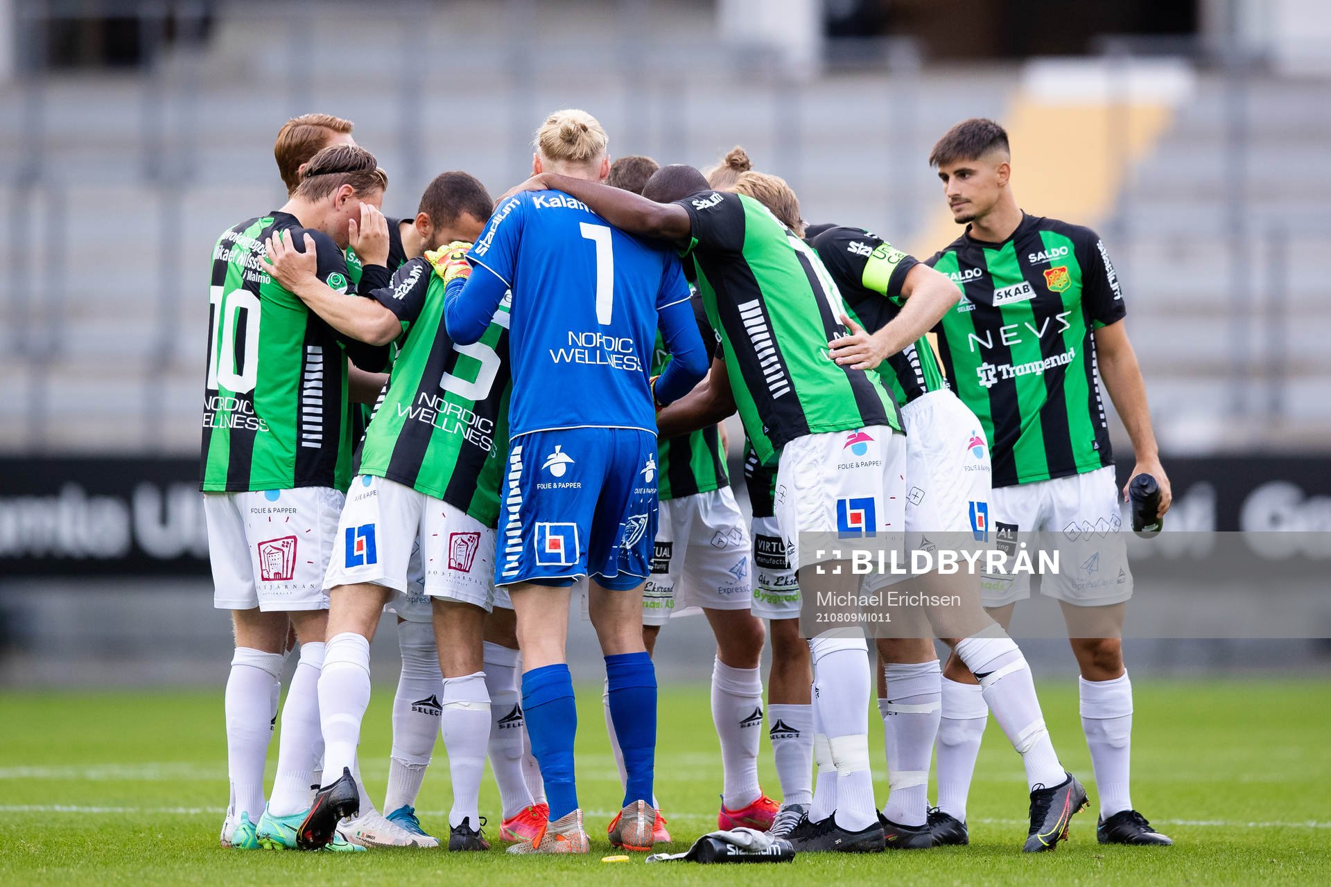 GAIS samlade innan fotbollsmatchen i Superettan mellan GAIS