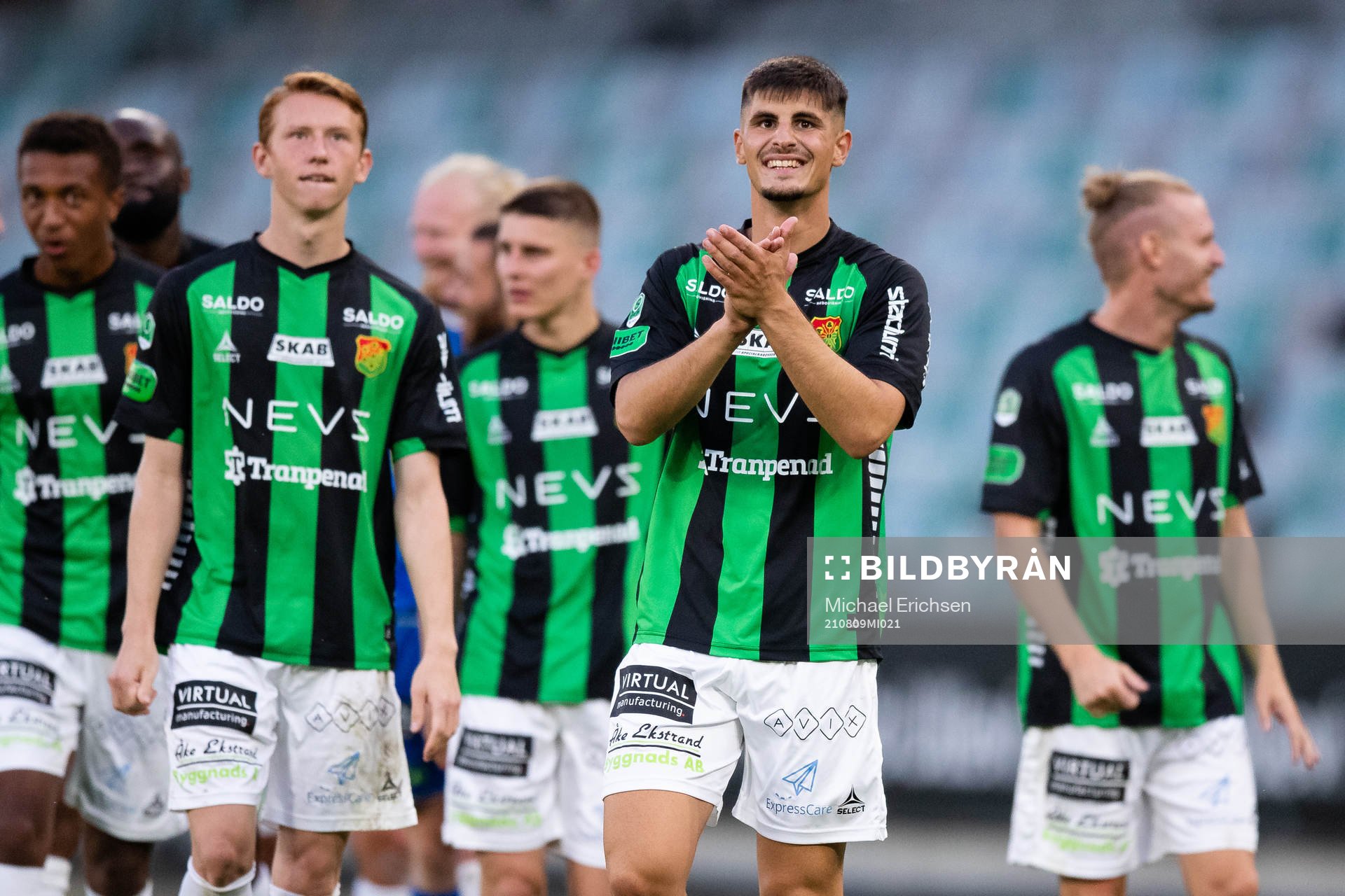 GAIS Julius Lindberg och Emin Grozdanic jublar