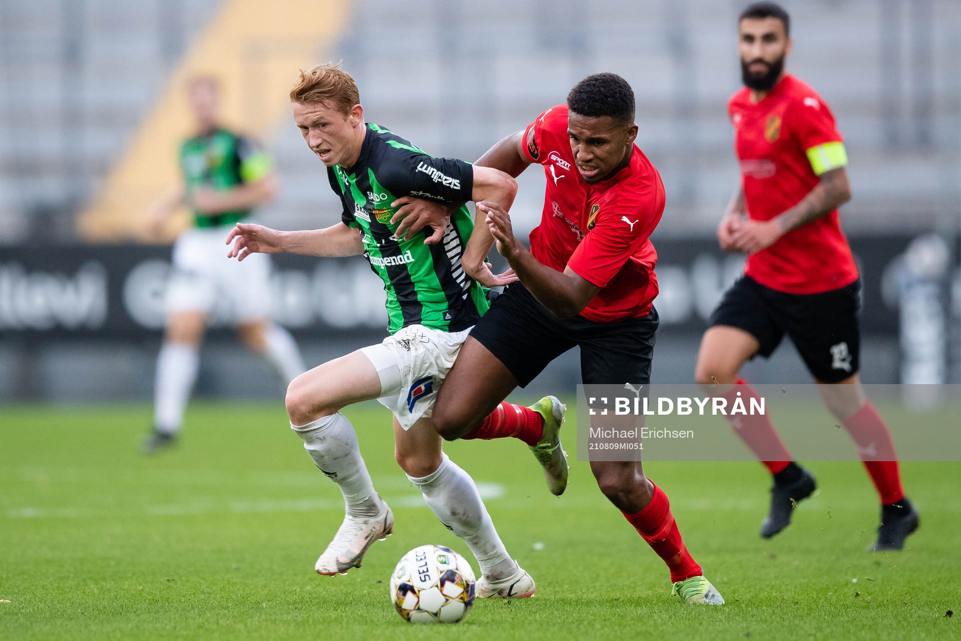 GAIS Julius Lindberg och Vasalunds Isak Hien
