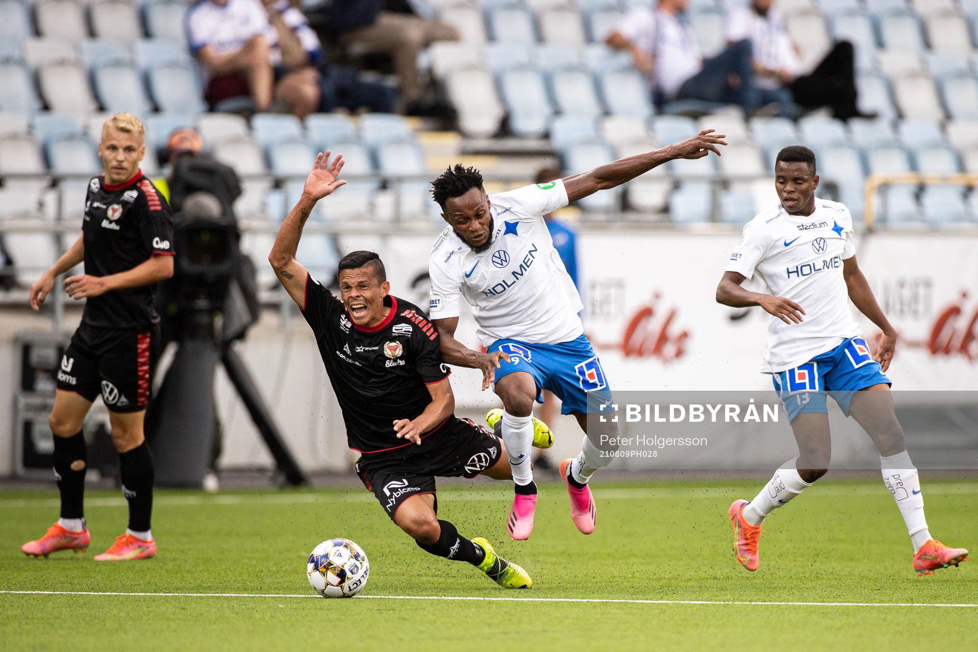 Kalmars Romario Pereira Sipiao och IFK Norrköpings Samuel