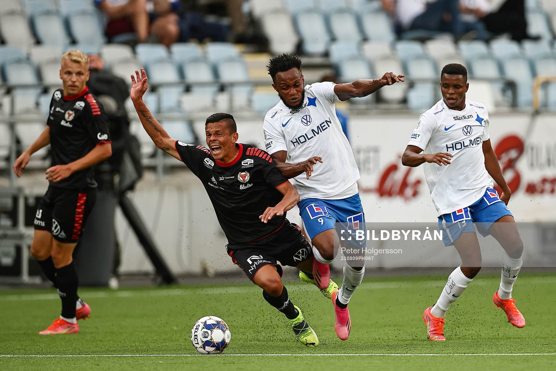 Kalmars Romario Pereira Sipiao och IFK Norrköpings Samuel