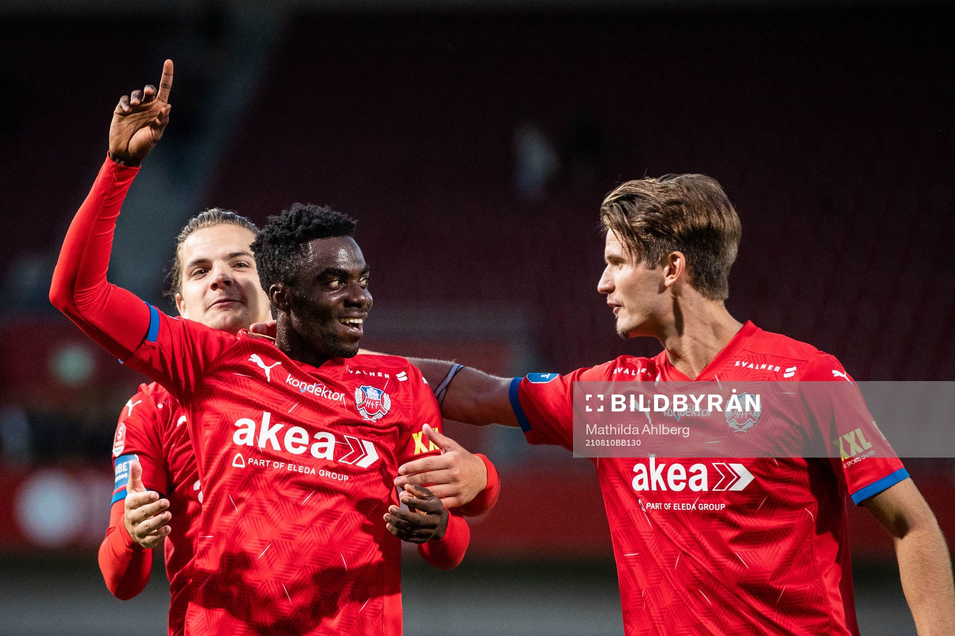 Helsingborgs Brandur Hendriksson Olsen, Benjamin Acquah och