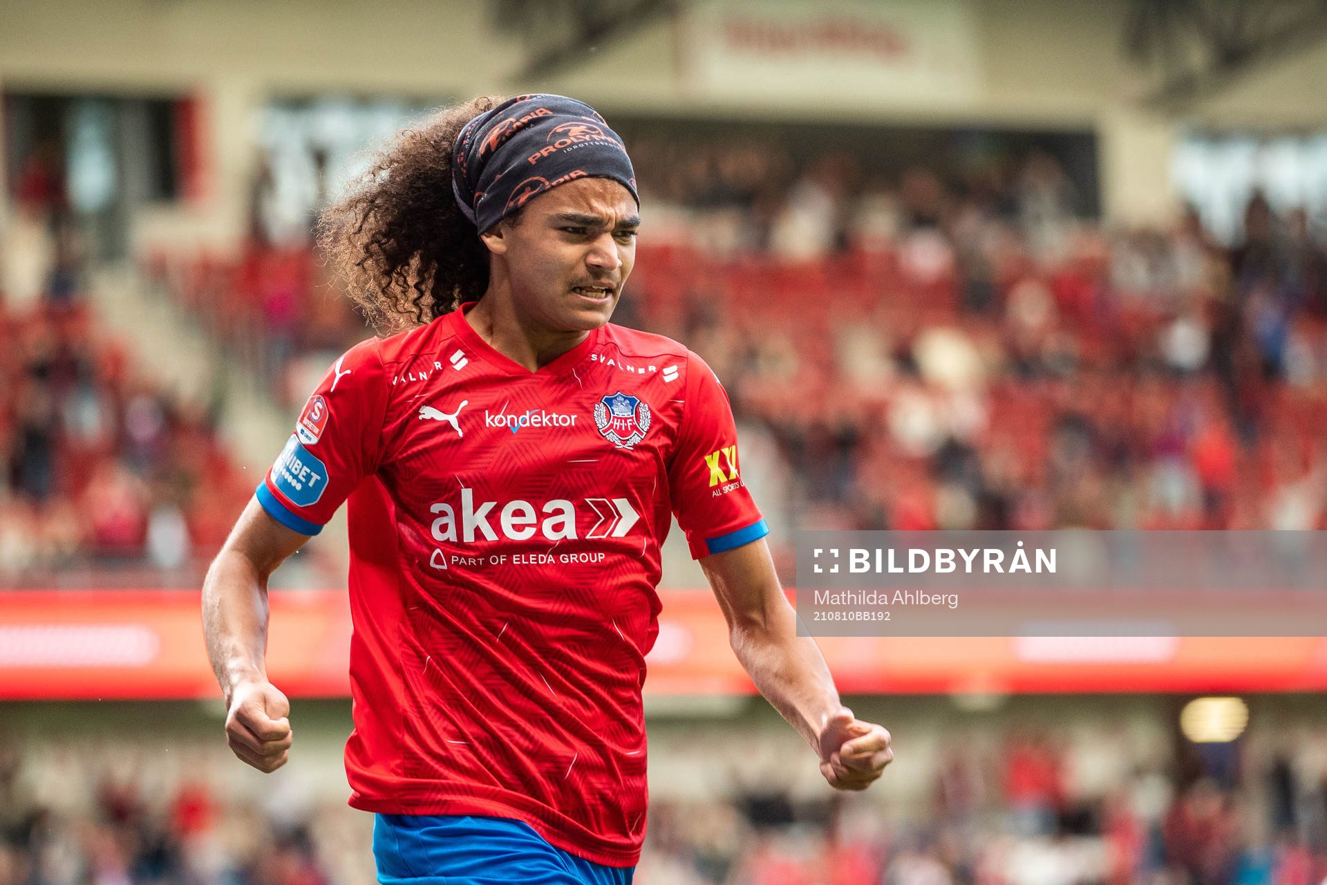 Helsingborgs Adam Kaied jublar