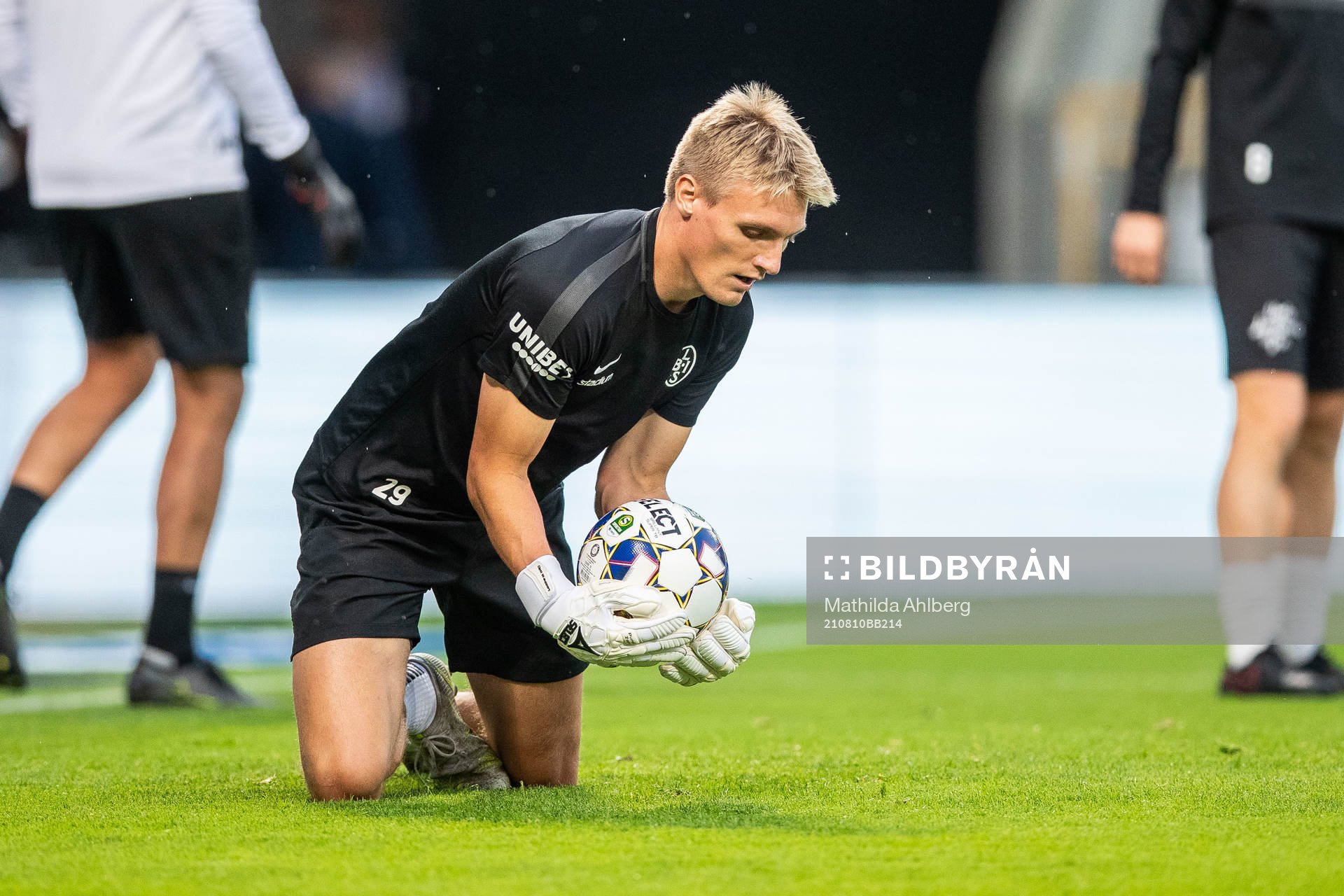Landskronas målvakt Svante Hildeman