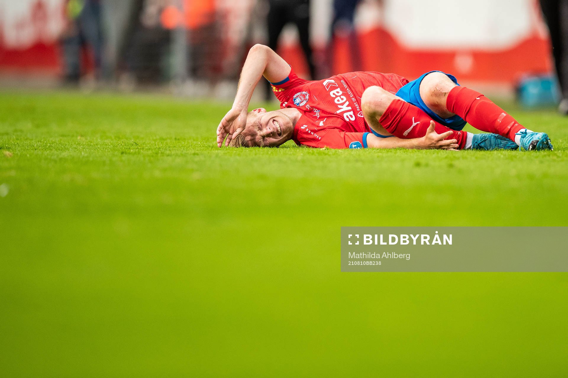 Helsingborgs Andreas Landgren har ont