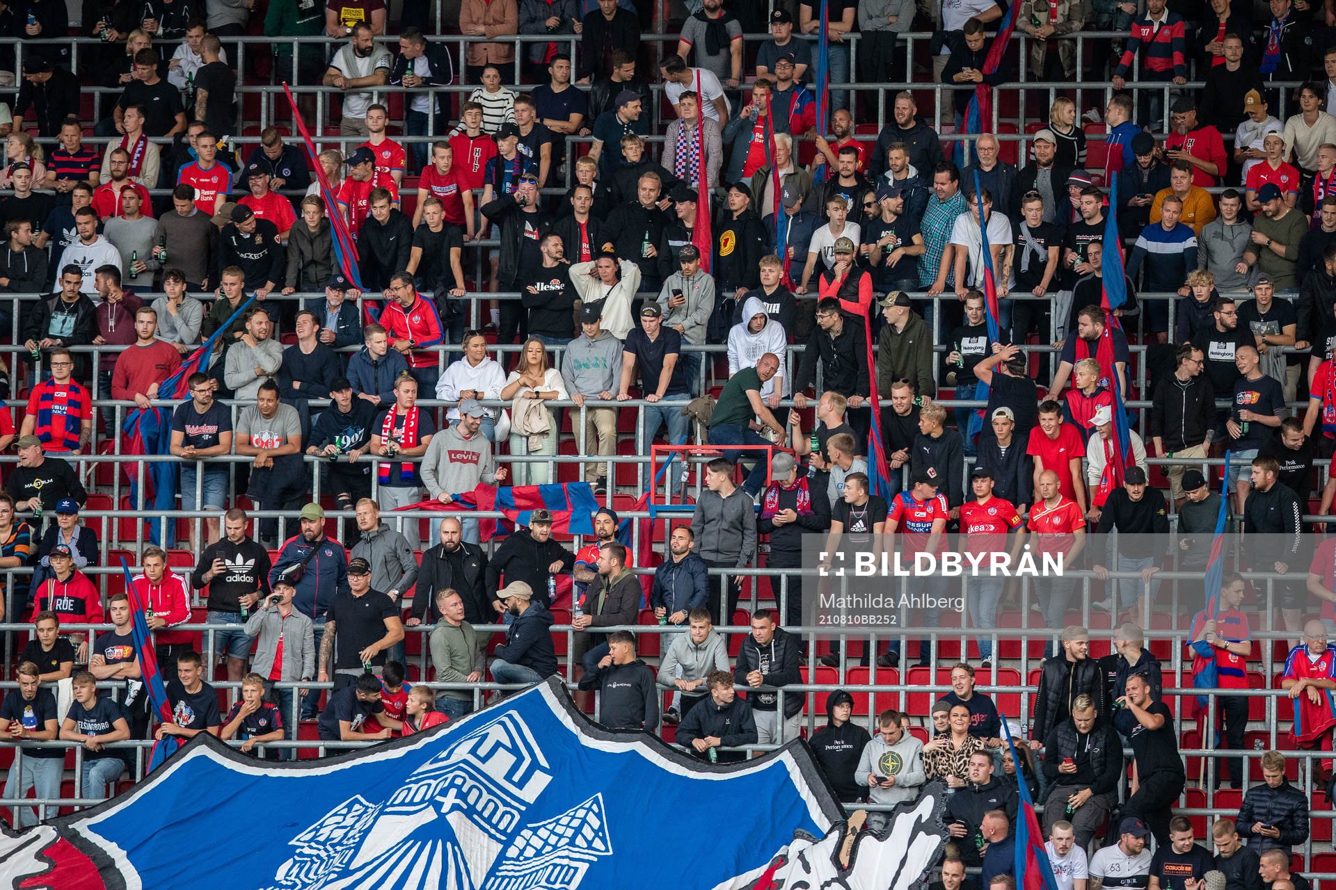 under fotbollsmatchen i Superettan mellan Helsingborg och